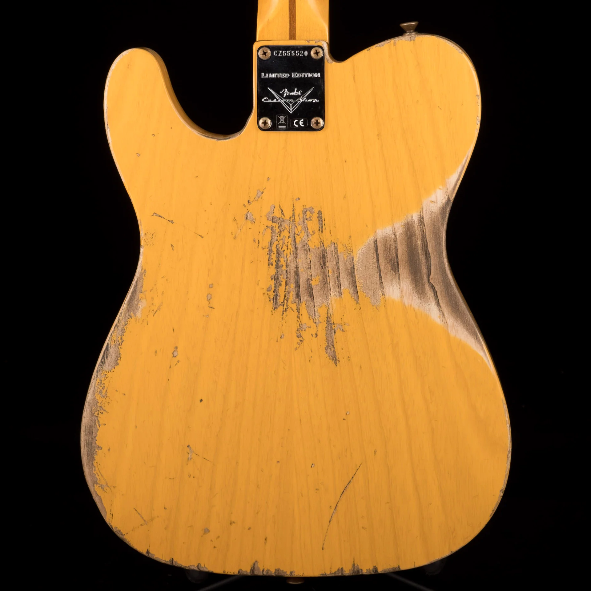 Fender Custom Shop Cunife Blackguard Telecaster W/ Bigsby Heavy Relic Aged Butterscotch Blonde - Image 13