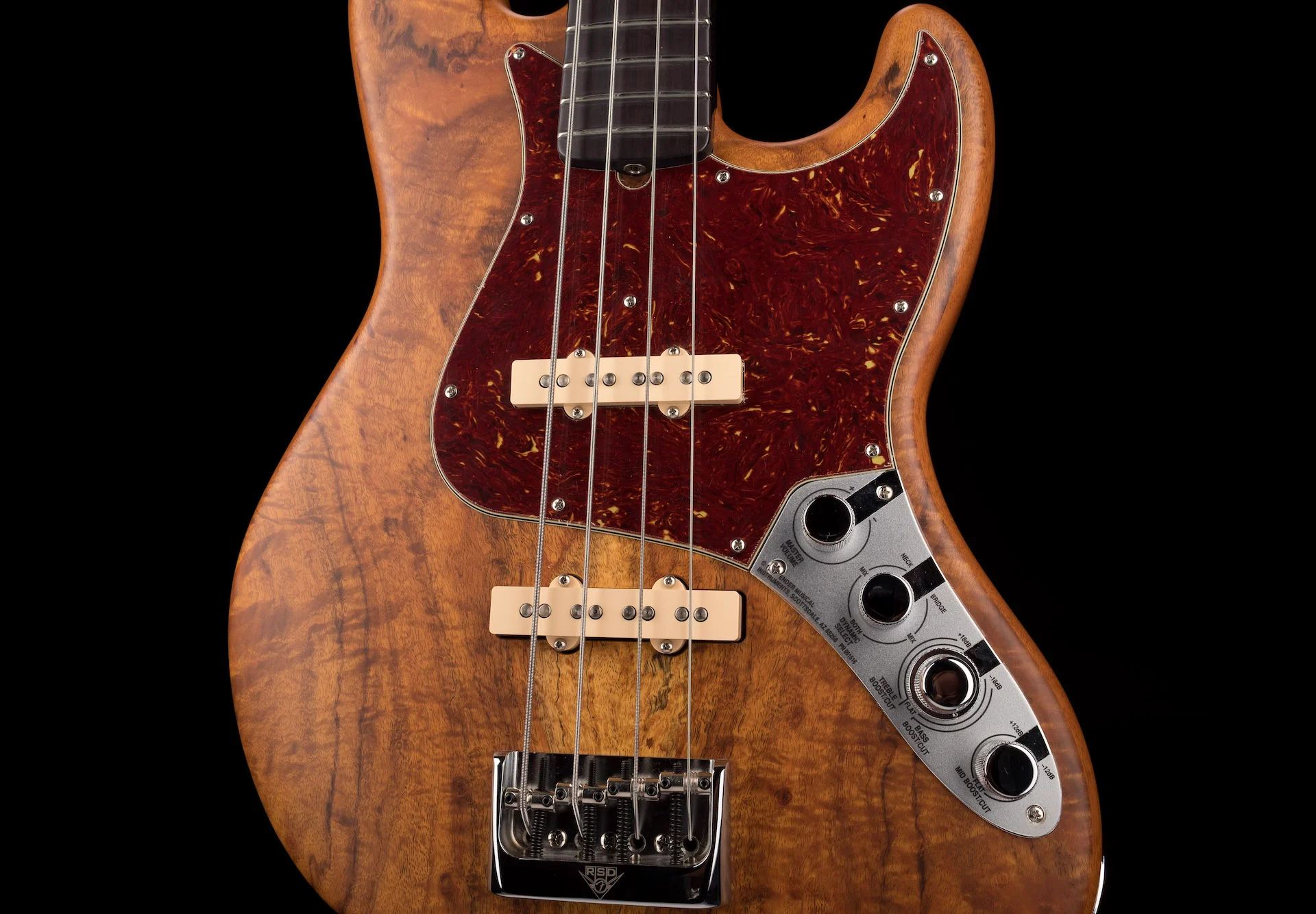 Fender Custom Shop Custom Classic Exotic Jazz Bass NOS Aged Natural - Image 6