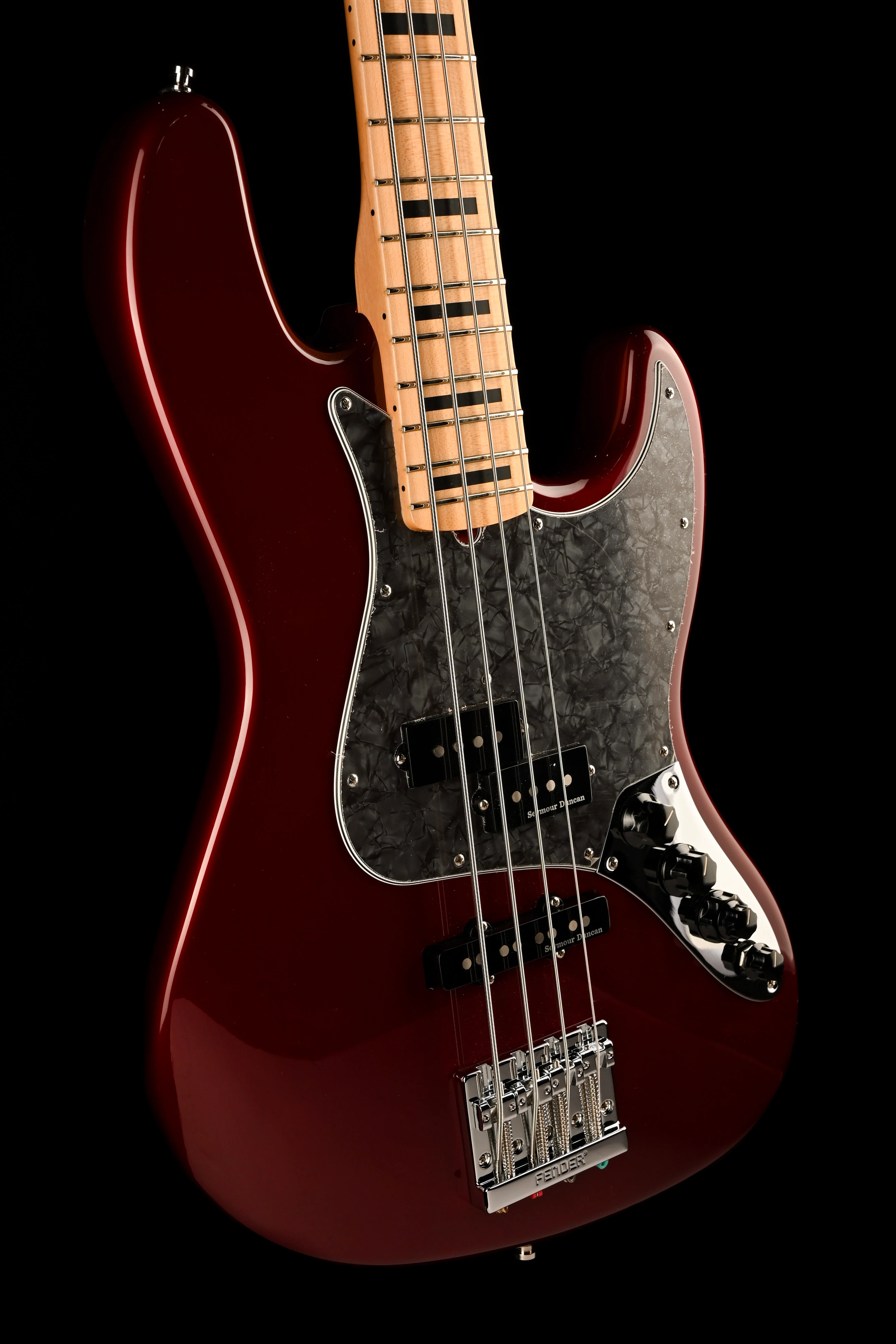 Fender Custom Shop Custom Classic Jazz Bass PJ NOS Midnight Wine - Image 10