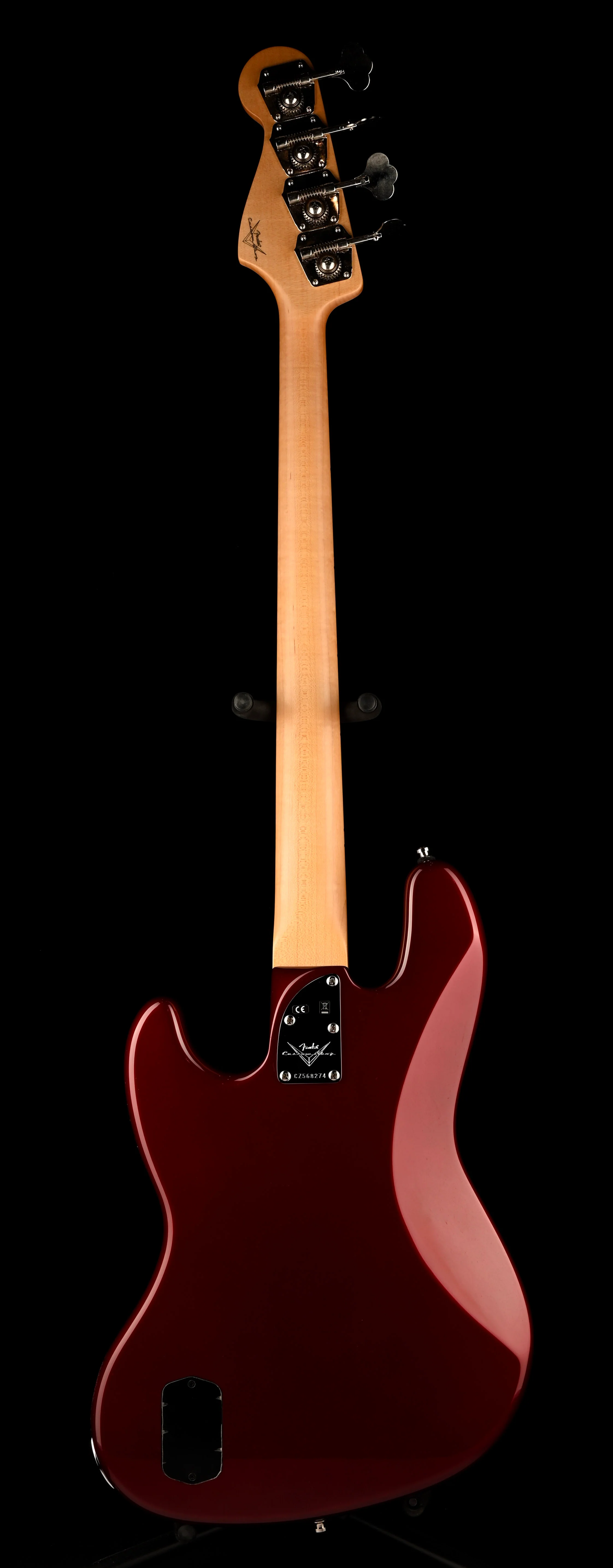 Fender Custom Shop Custom Classic Jazz Bass PJ NOS Midnight Wine - Image 13
