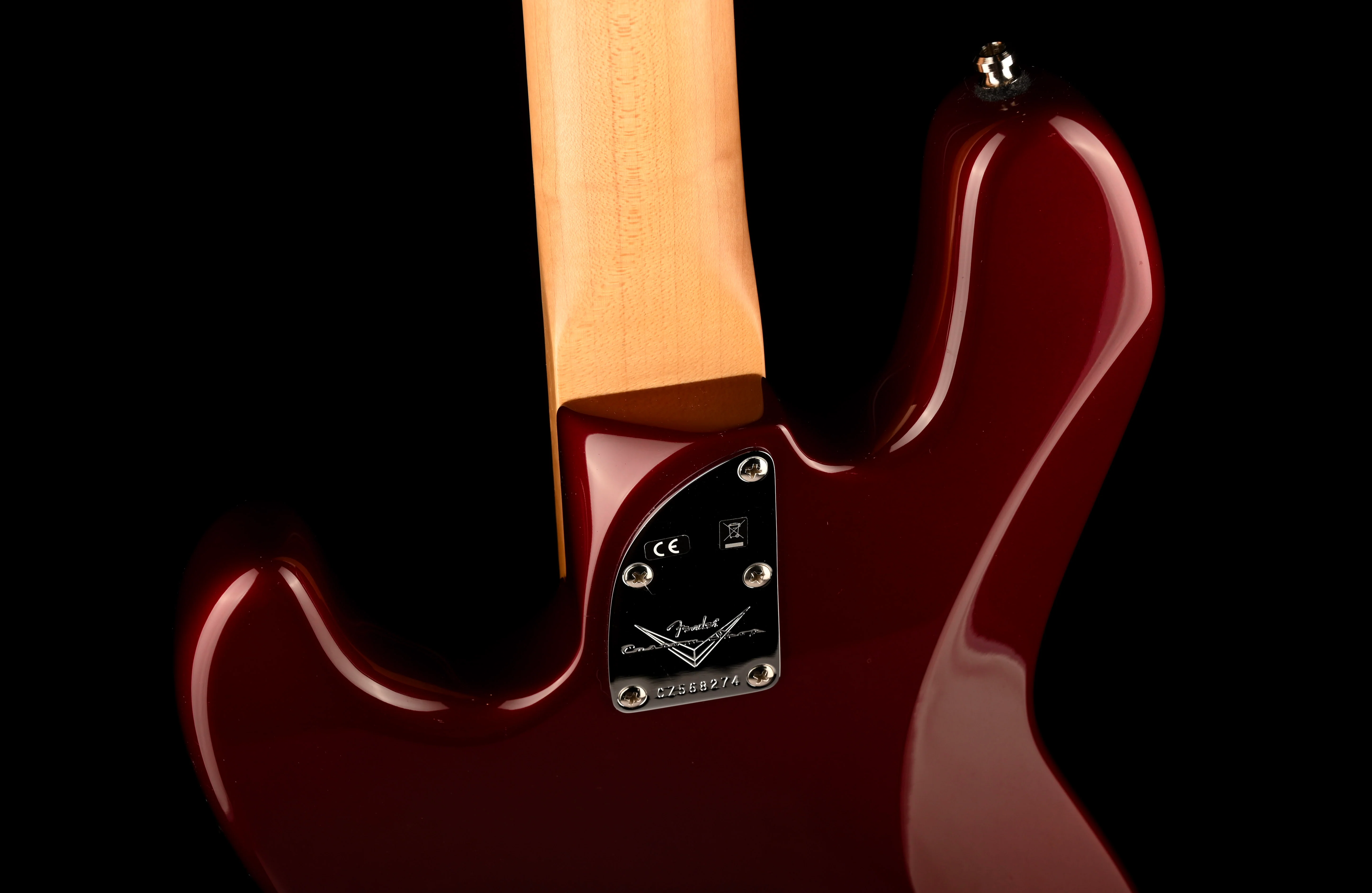 Fender Custom Shop Custom Classic Jazz Bass PJ NOS Midnight Wine - Image 14