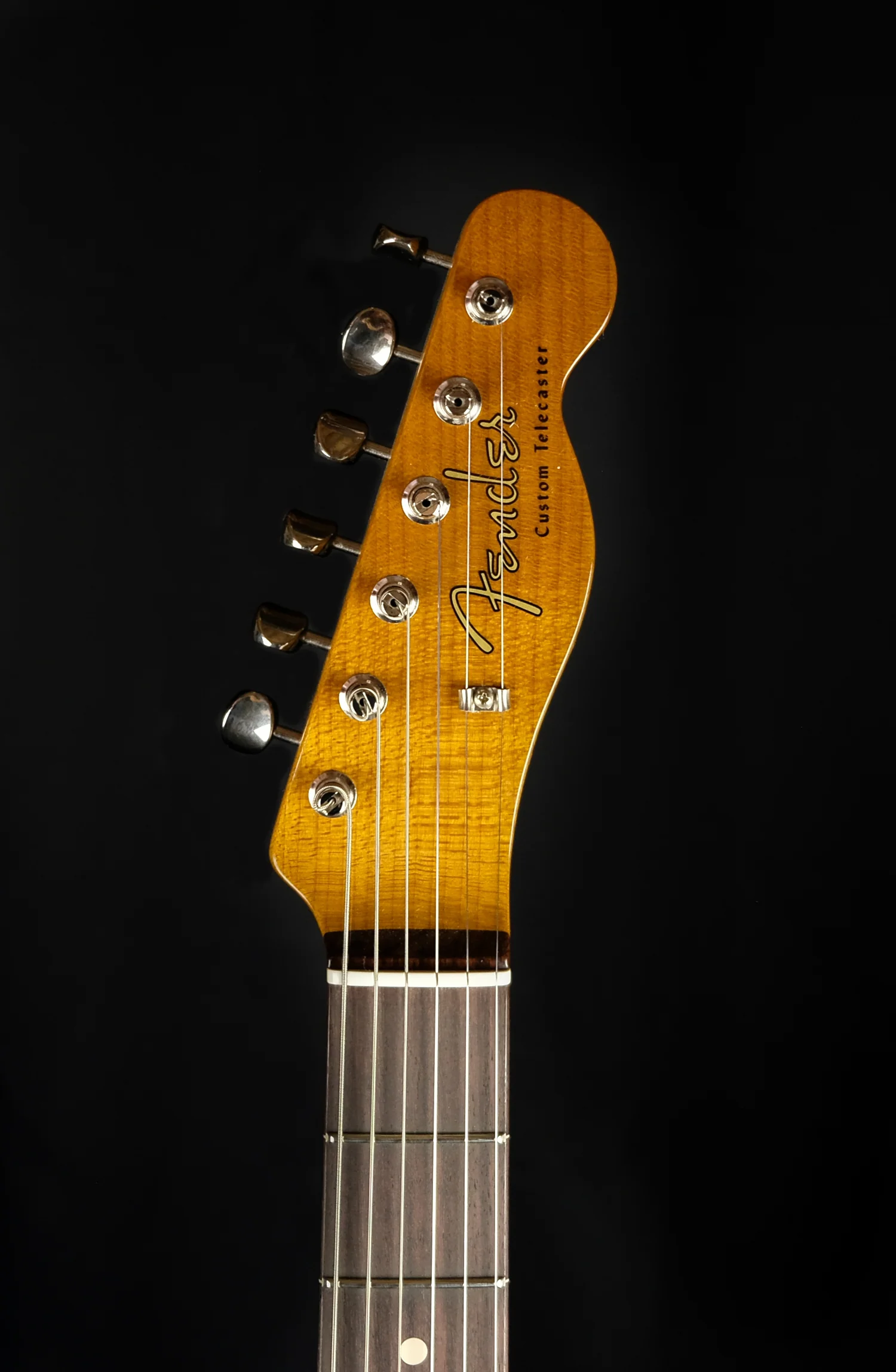 Fender Custom Shop Exclusive NOS 1960 Telecaster Custom Flame Mahogany Electric Guitar With Case - Image 9