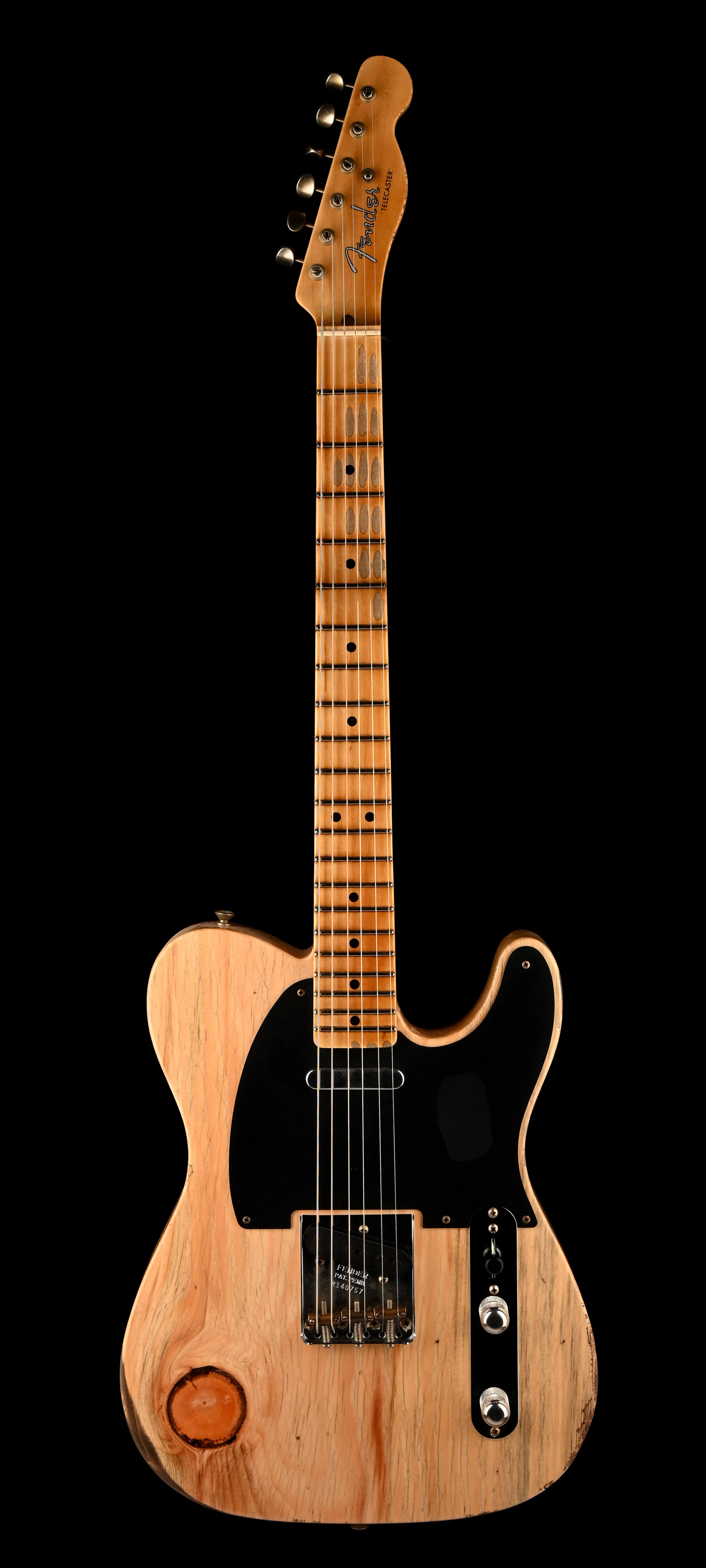 Fender Custom Shop Exotic 1952 Telecaster Sugarpine Relic Natural With Case - Image 2