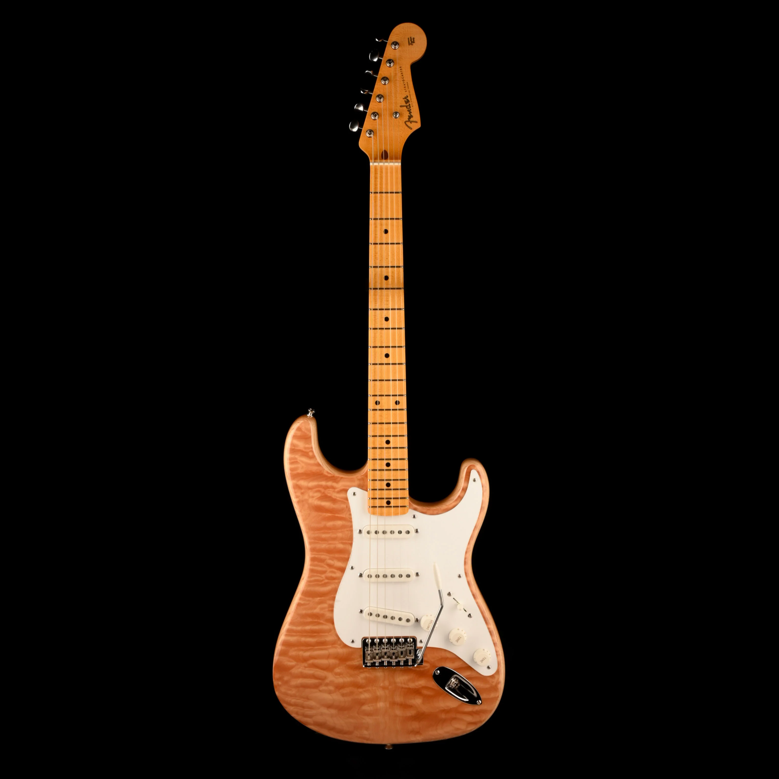 Fender Custom Shop Exotic 1954 Stratocaster Quilt Maple NOS Natural With Case - Image 3