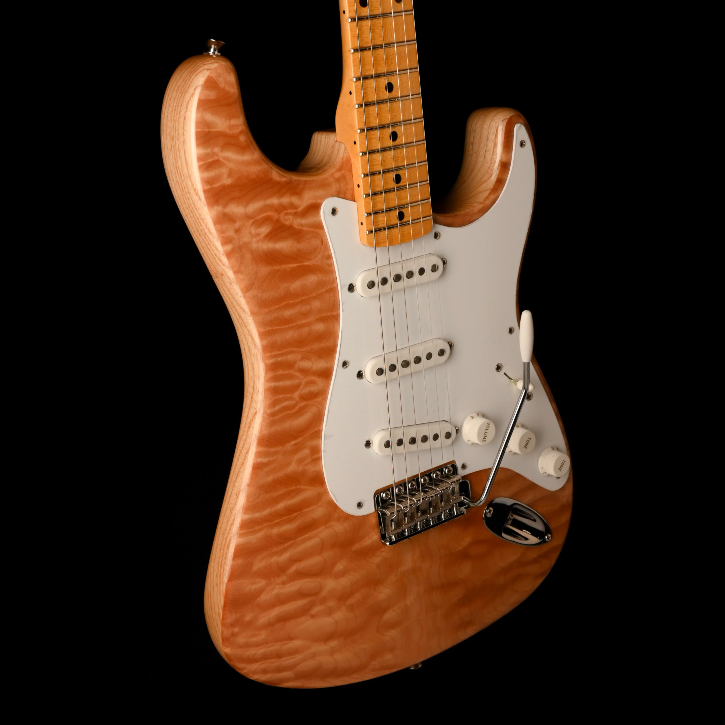 Fender Custom Shop Exotic 1954 Stratocaster Quilt Maple NOS Natural With Case - Image 7