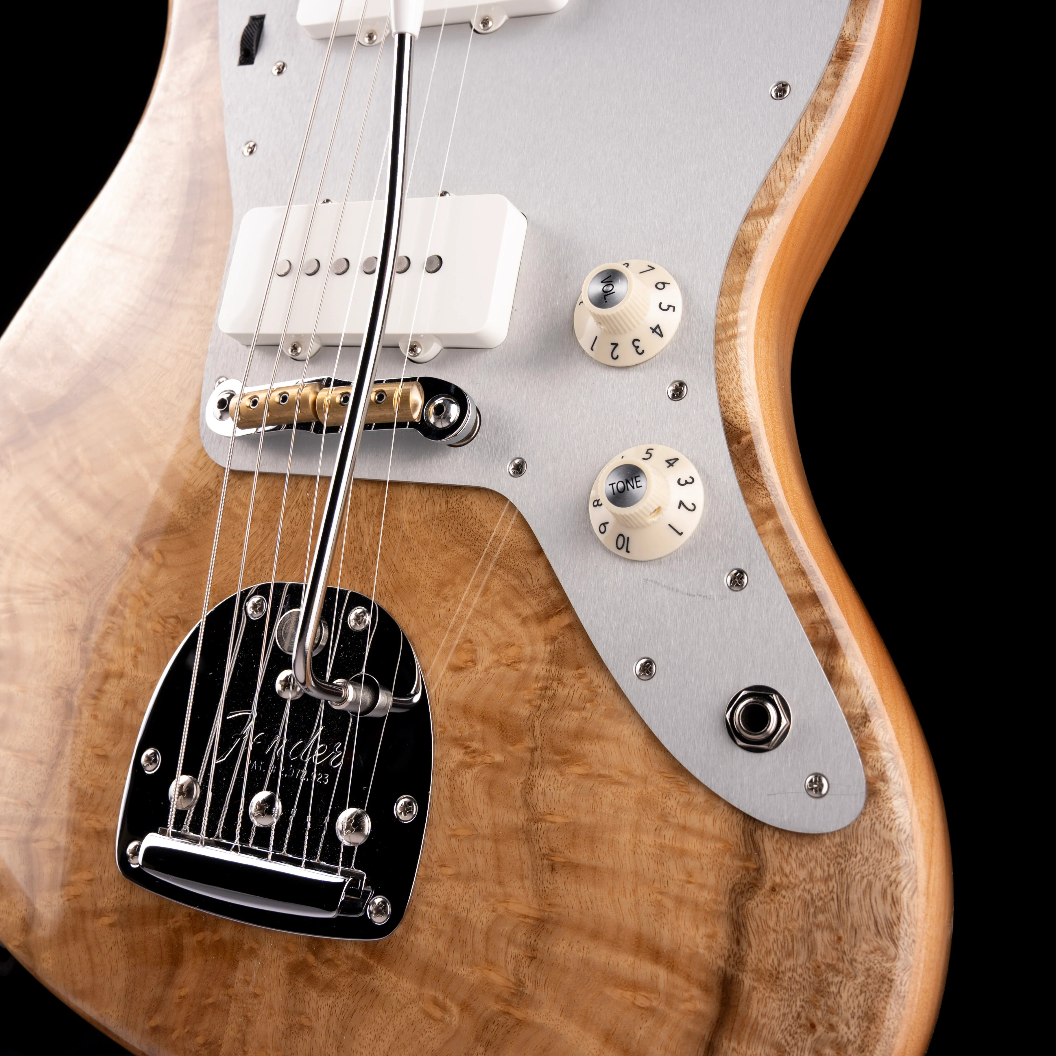 Fender Custom Shop Exotic 1959 Jazzmaster Figured Myrtle NOS Natural With Case - Image 5
