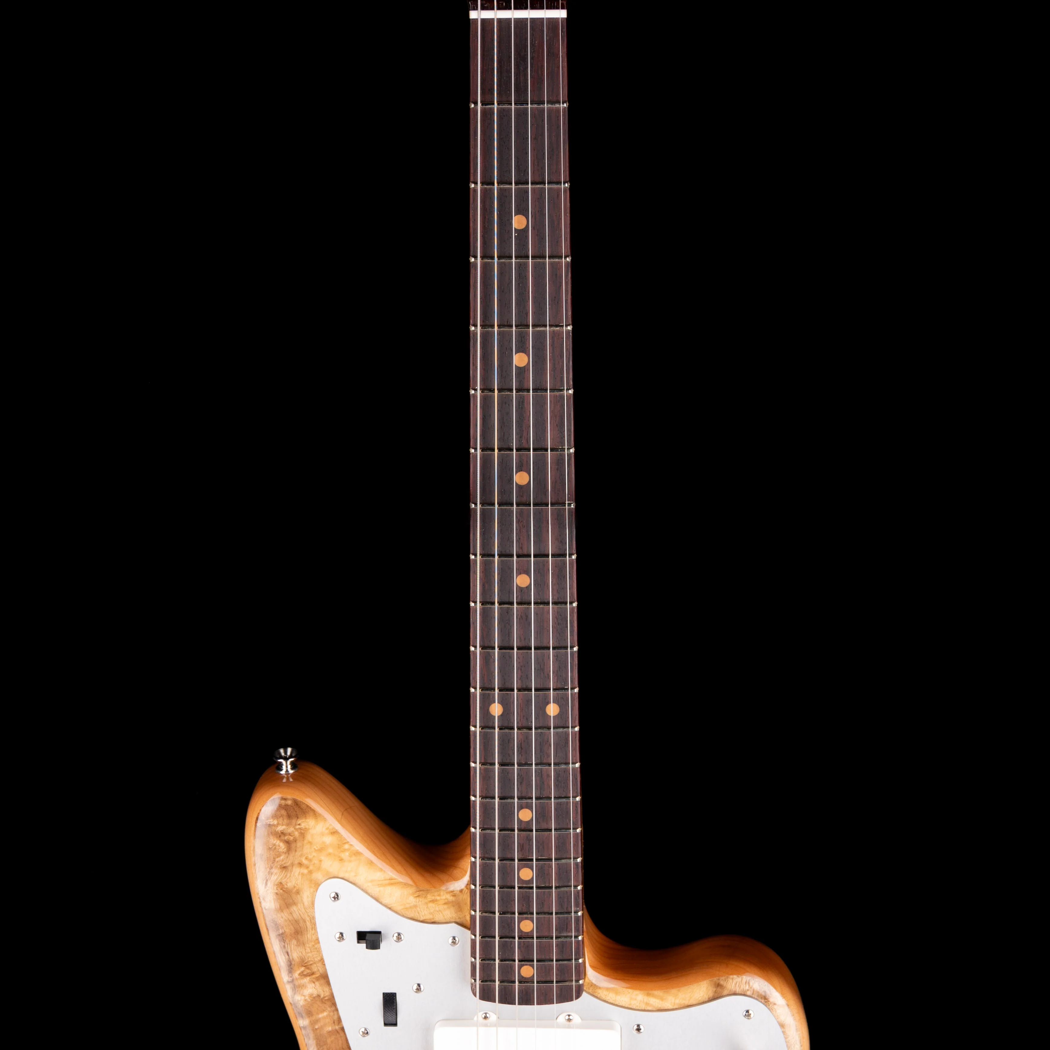 Fender Custom Shop Exotic 1959 Jazzmaster Figured Myrtle NOS Natural With Case - Image 7