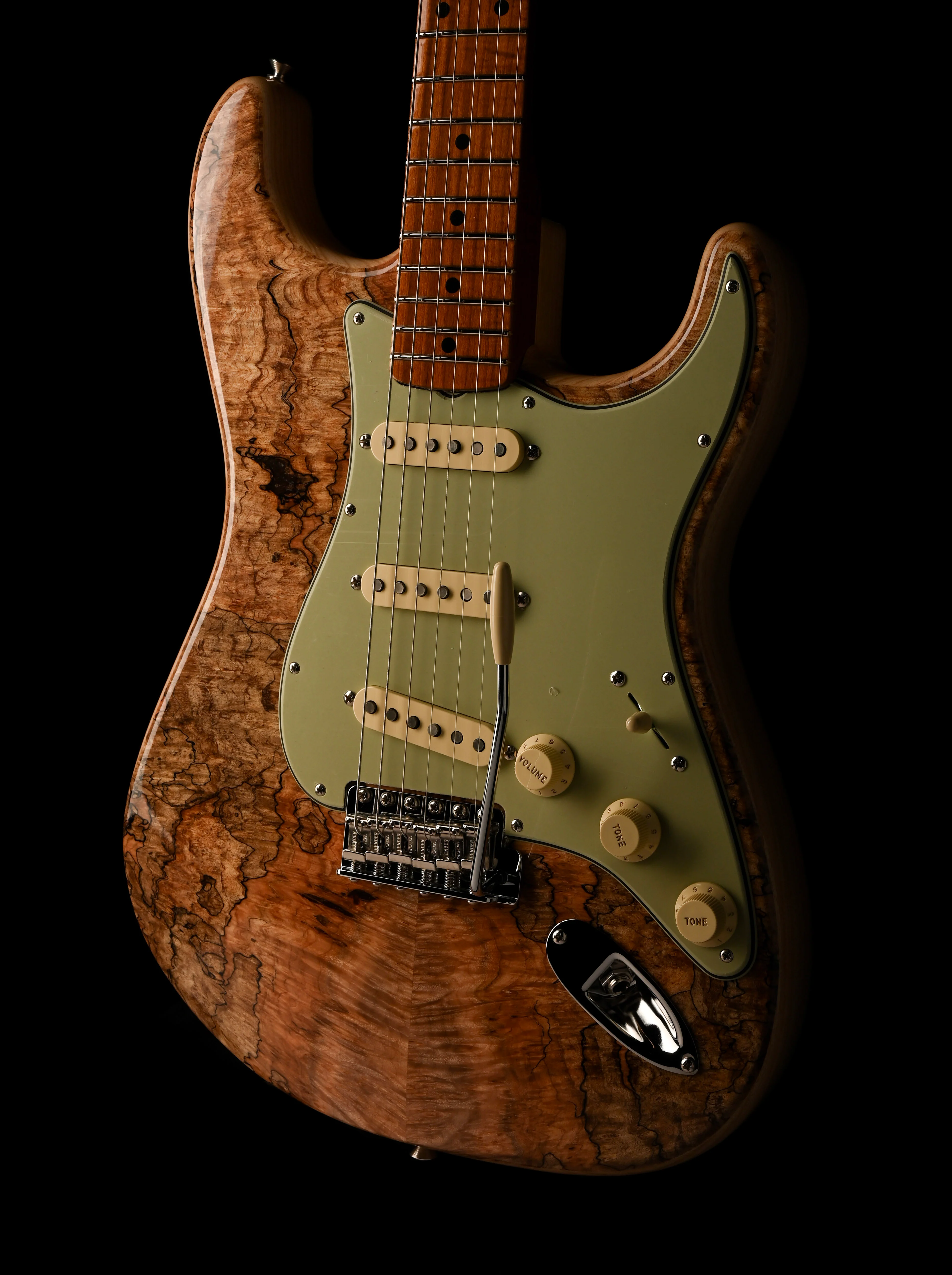 Fender Custom Shop Exotic 1959 Stratocaster Spalted Maple NOS Natural - Image 11