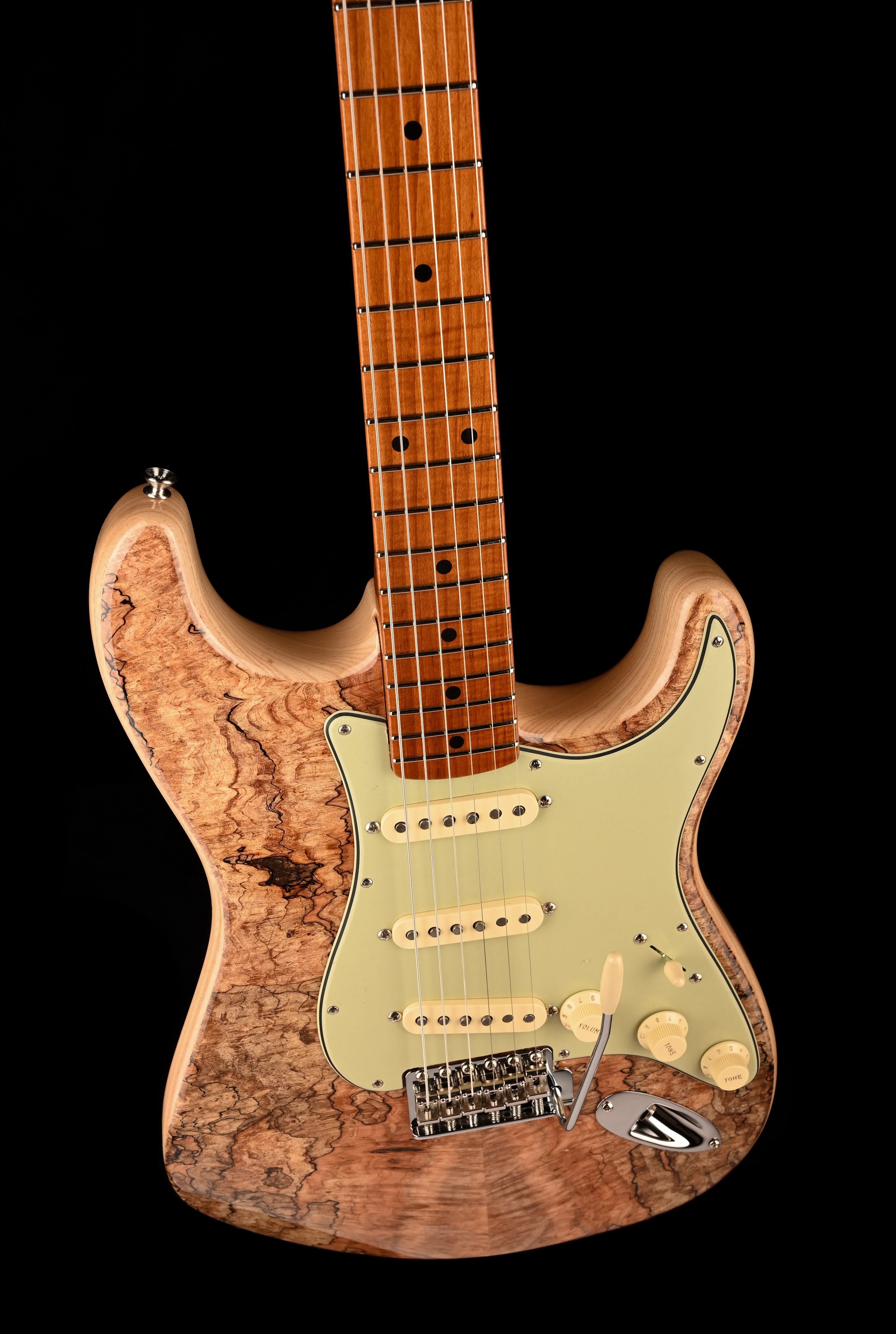 Fender Custom Shop Exotic 1959 Stratocaster Spalted Maple NOS Natural - Image 4