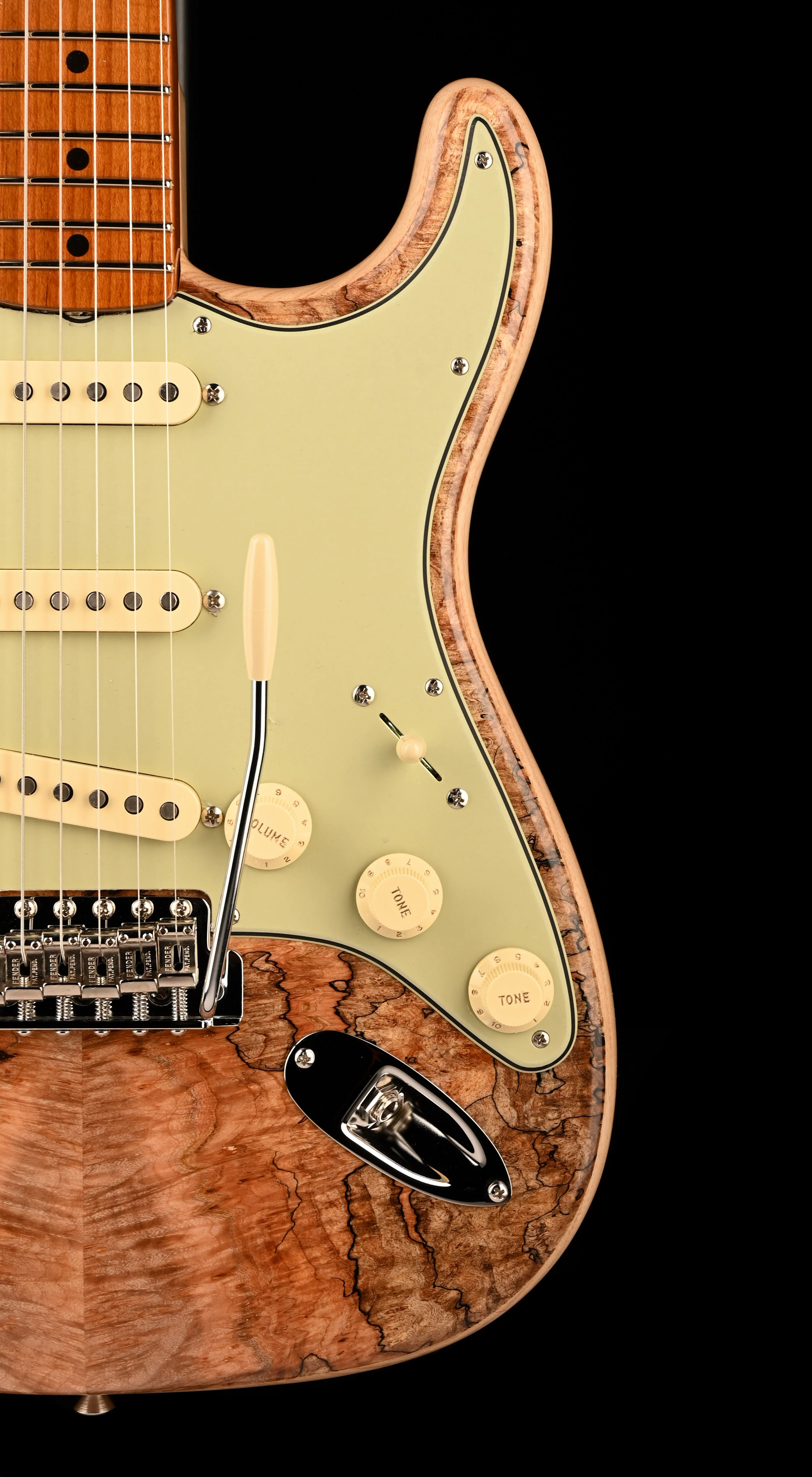 Fender Custom Shop Exotic 1959 Stratocaster Spalted Maple NOS Natural - Image 9
