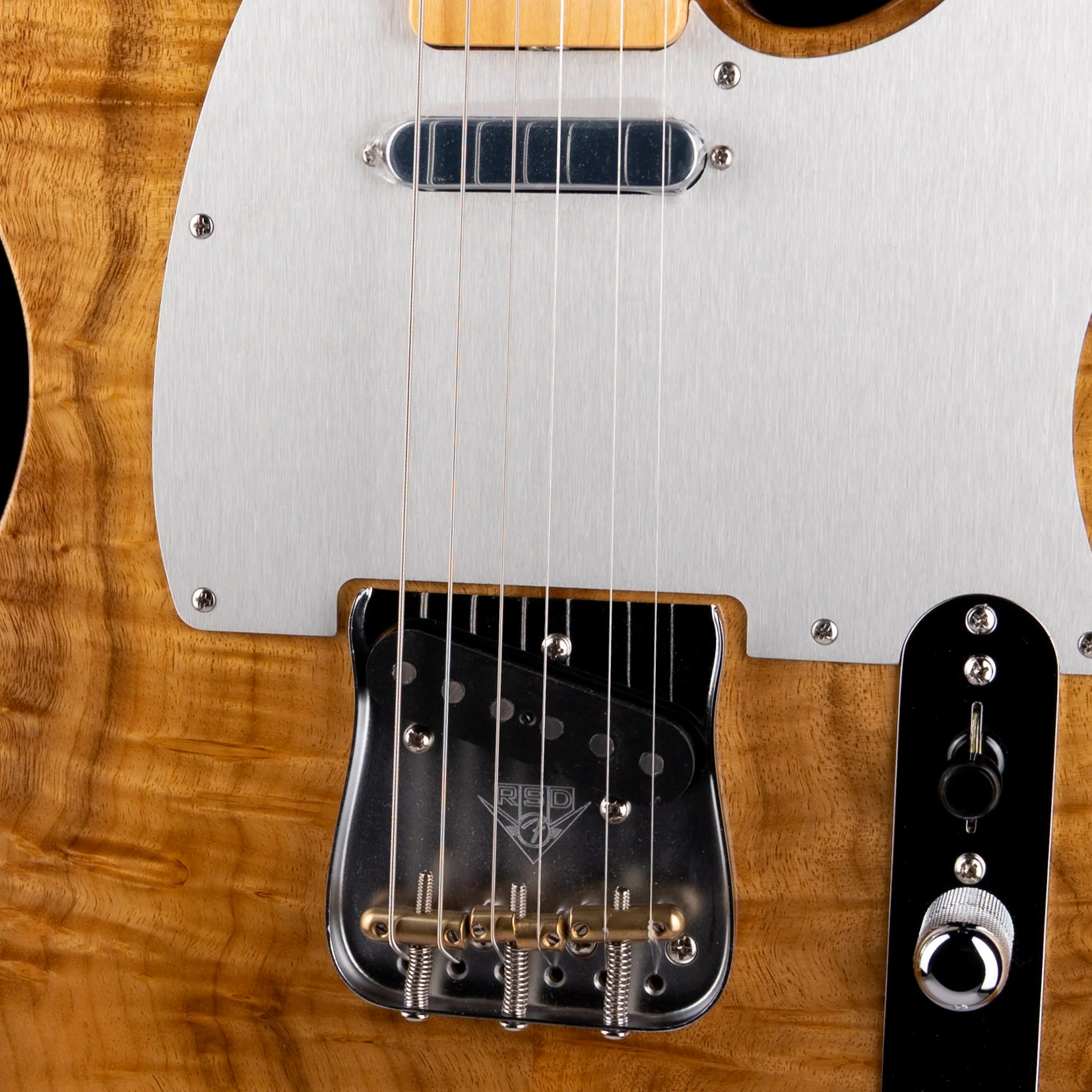 Fender Custom Shop Exotic 1959 Telecaster Figured Rose Myrtle NOS Natural With Case - Image 4