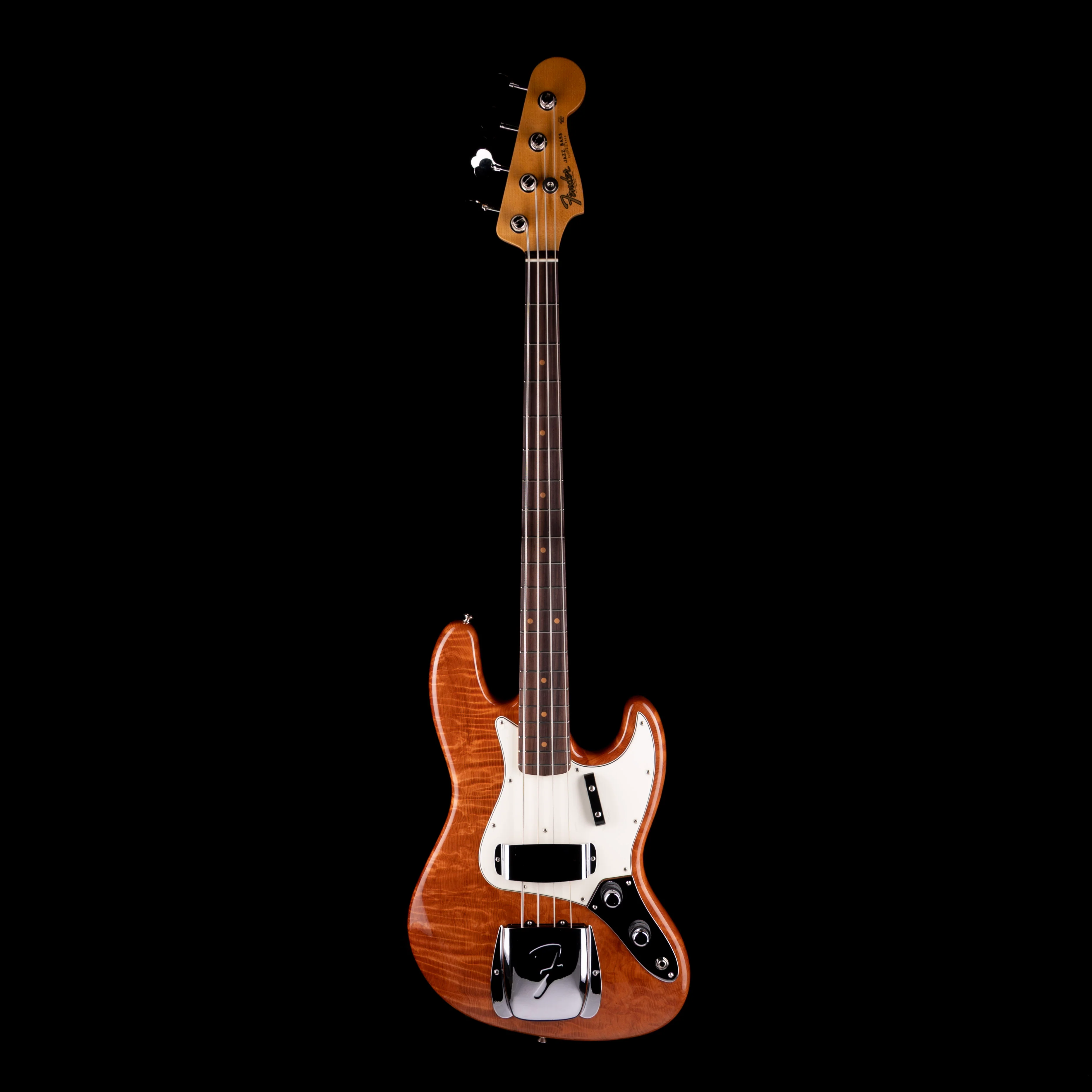 Fender Custom Shop Exotic 1960 Jazz Bass Redwood NOS Natural With Case - Image 2