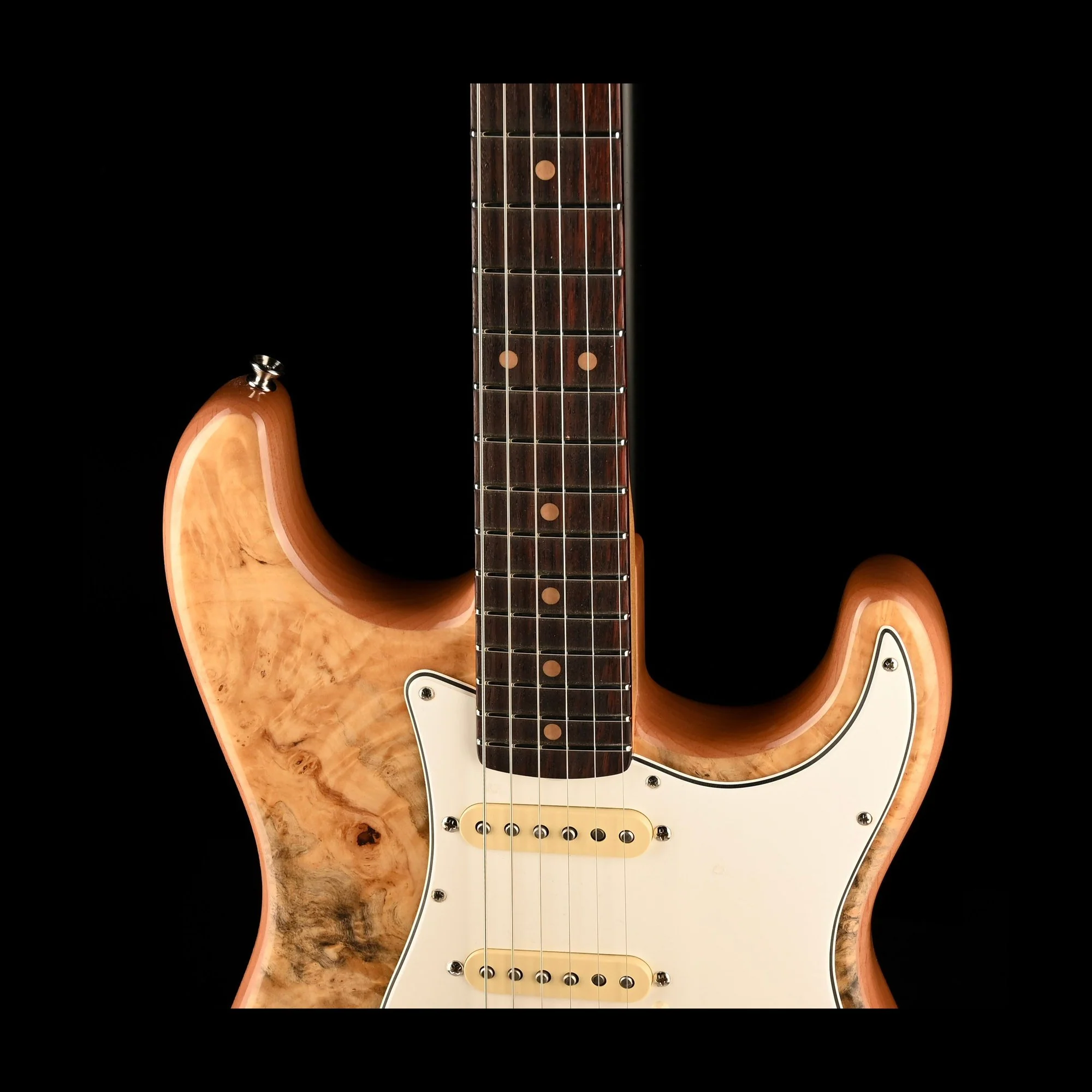 Fender Custom Shop Exotic 1960 Stratocaster Buckeye NOS Natural With Case - Image 3