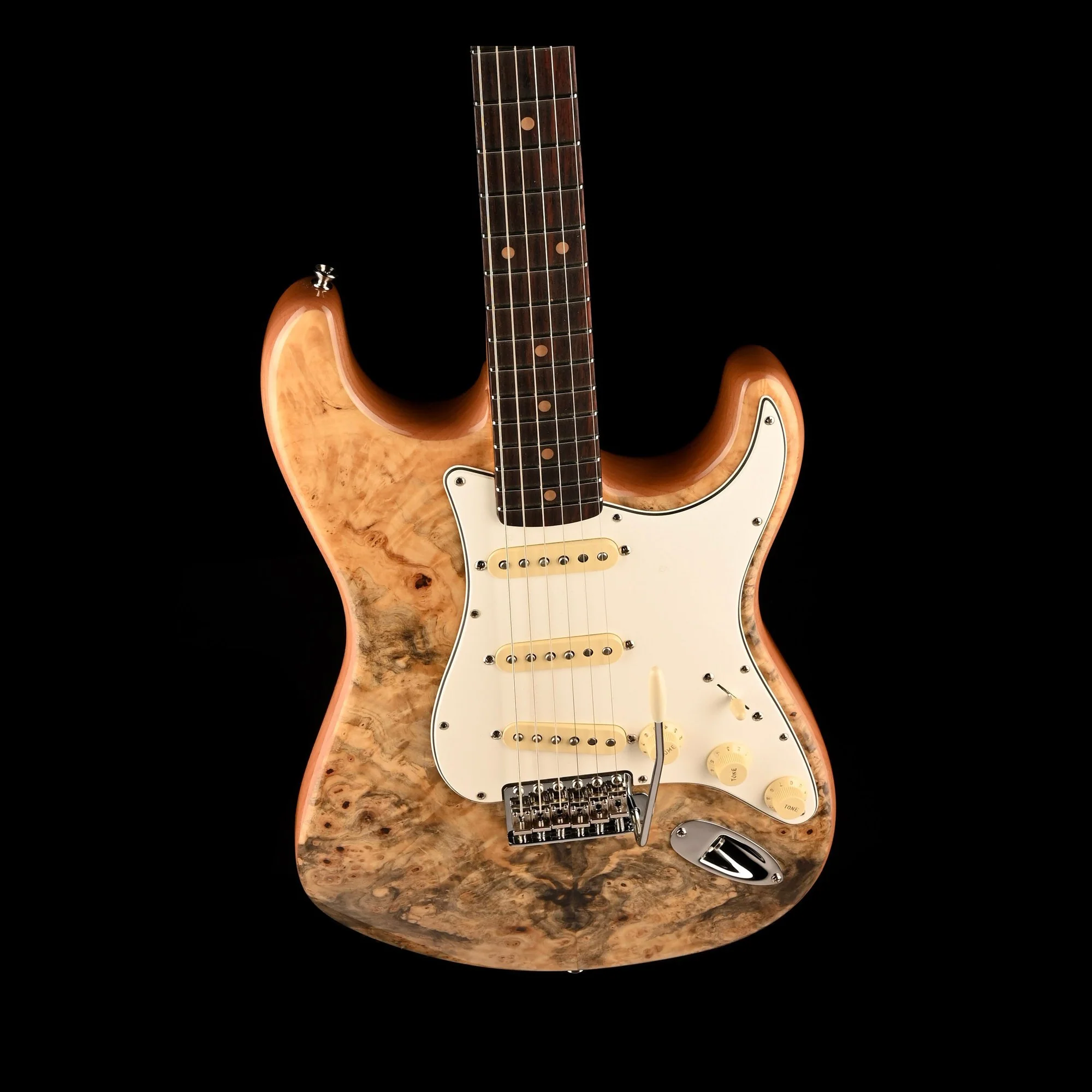 Fender Custom Shop Exotic 1960 Stratocaster Buckeye NOS Natural With Case - Image 4
