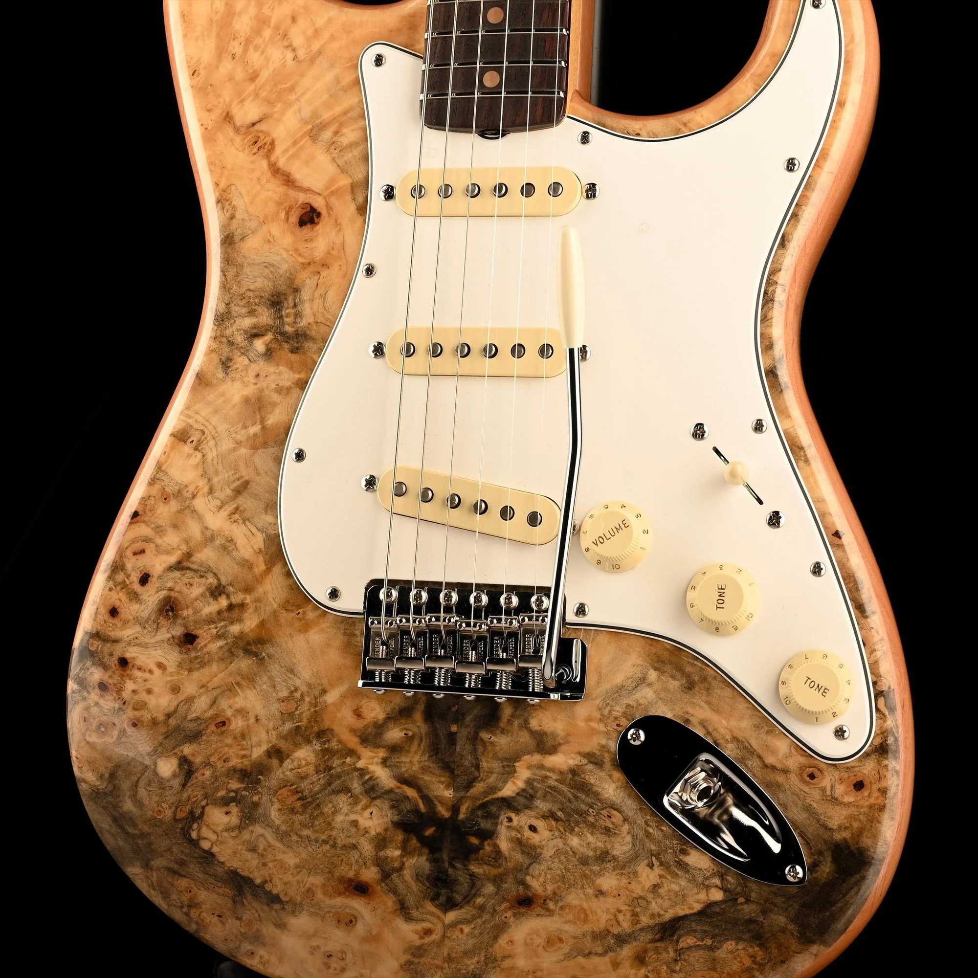 Fender Custom Shop Exotic 1960 Stratocaster Buckeye NOS Natural With Case - Image 5