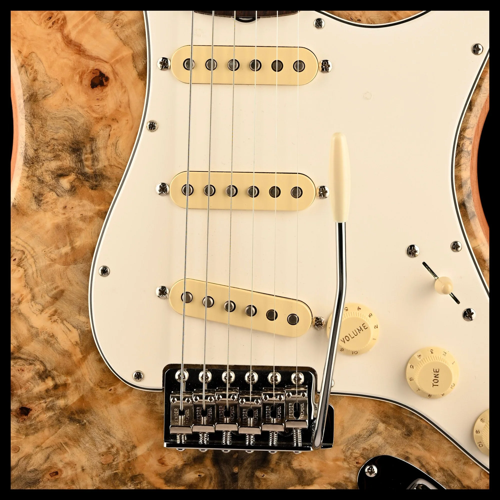 Fender Custom Shop Exotic 1960 Stratocaster Buckeye NOS Natural With Case - Image 6