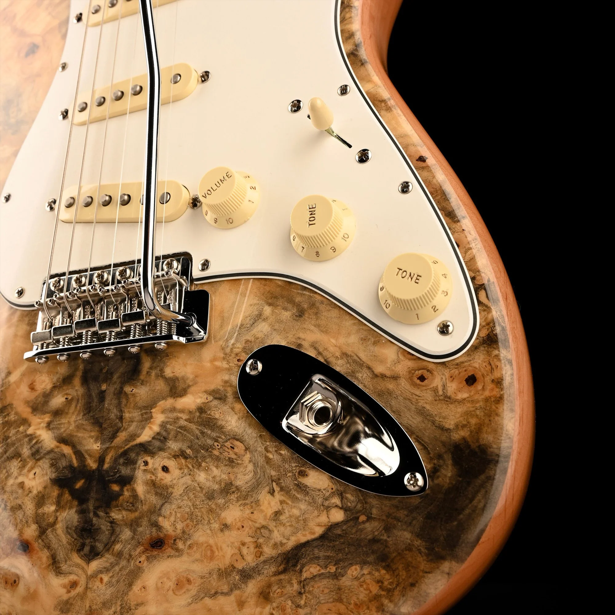 Fender Custom Shop Exotic 1960 Stratocaster Buckeye NOS Natural With Case - Image 7