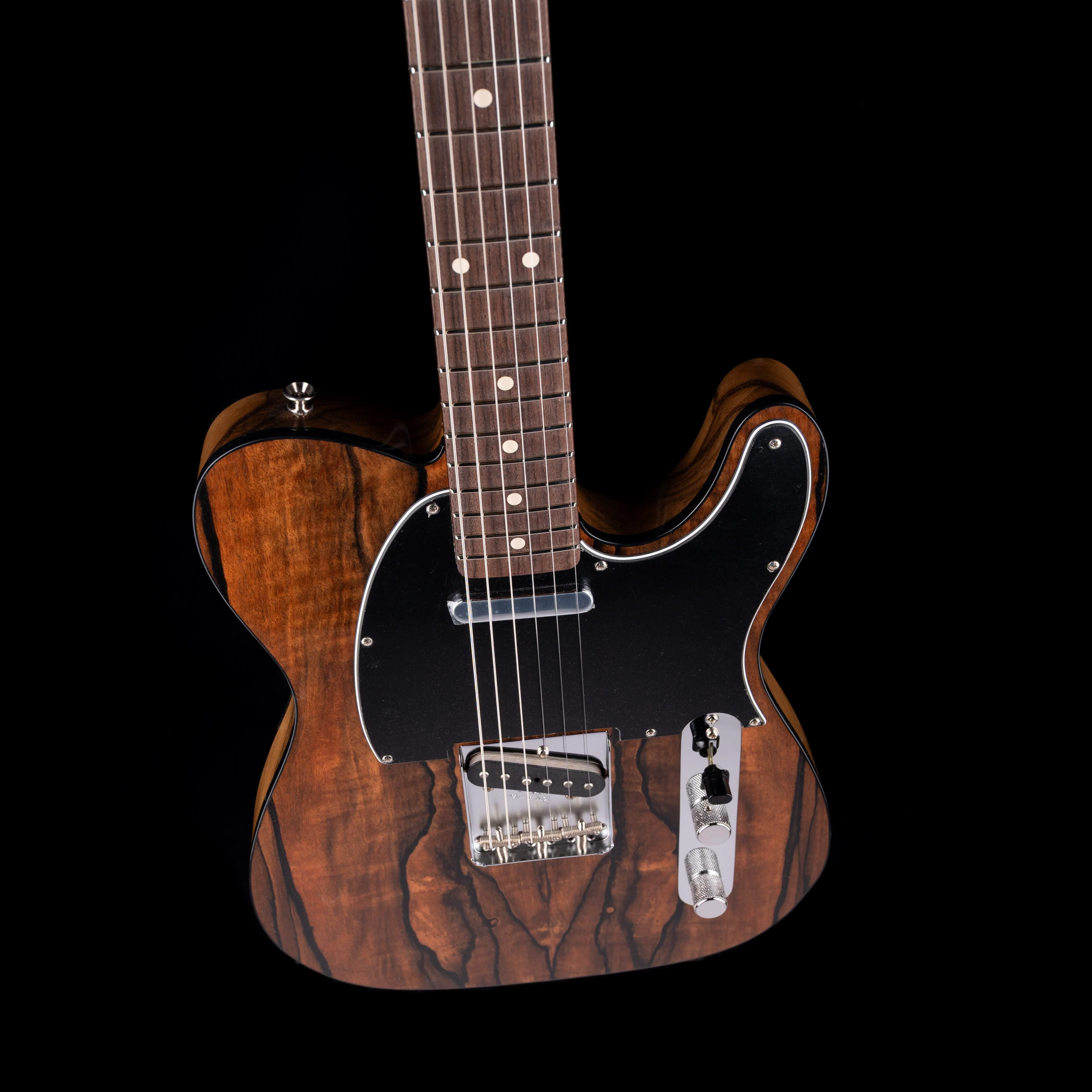 Fender Custom Shop Exotic 1960 Telecaster Custom NOS Pale Moon Ebony Natural - Image 3