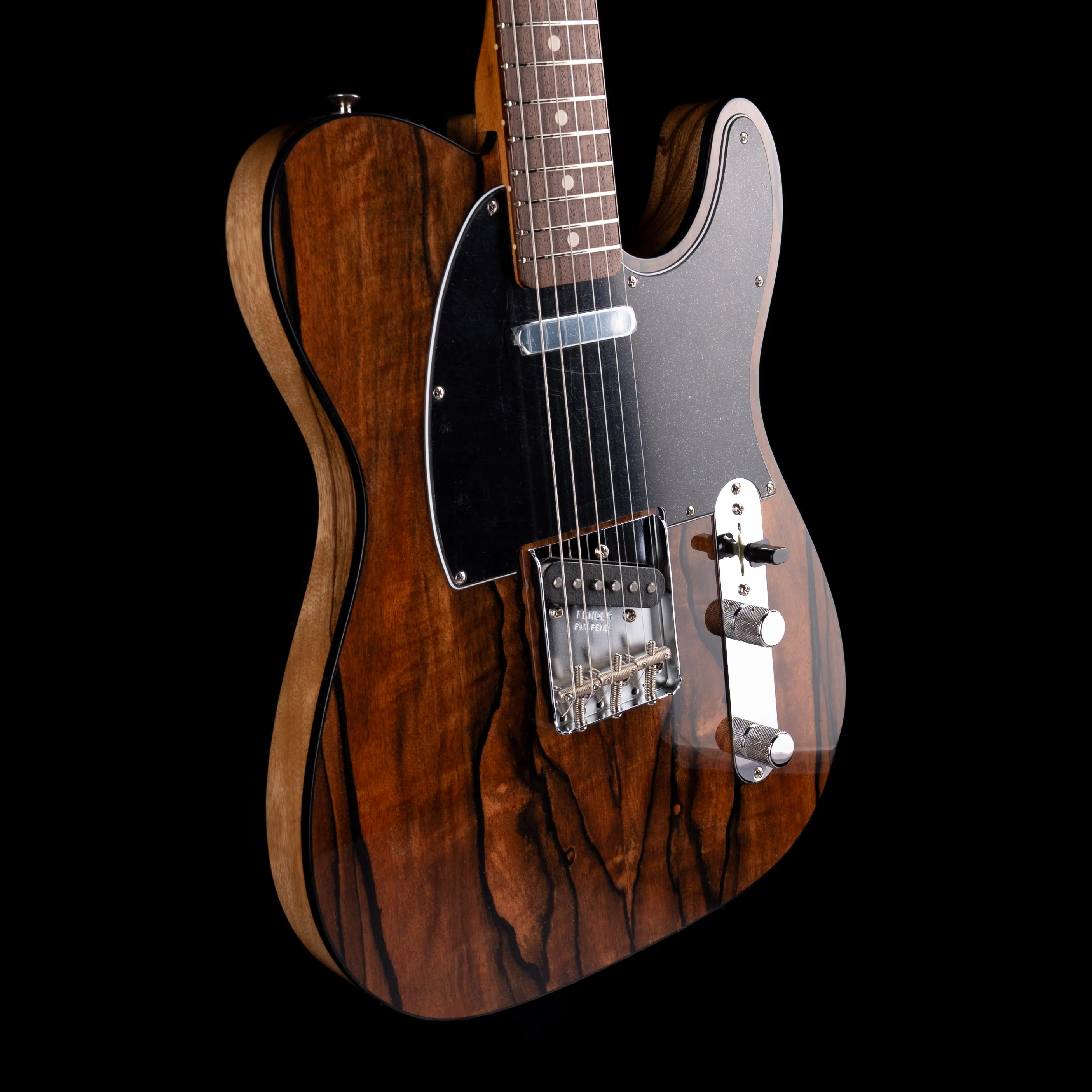 Fender Custom Shop Exotic 1960 Telecaster Custom NOS Pale Moon Ebony Natural - Image 6