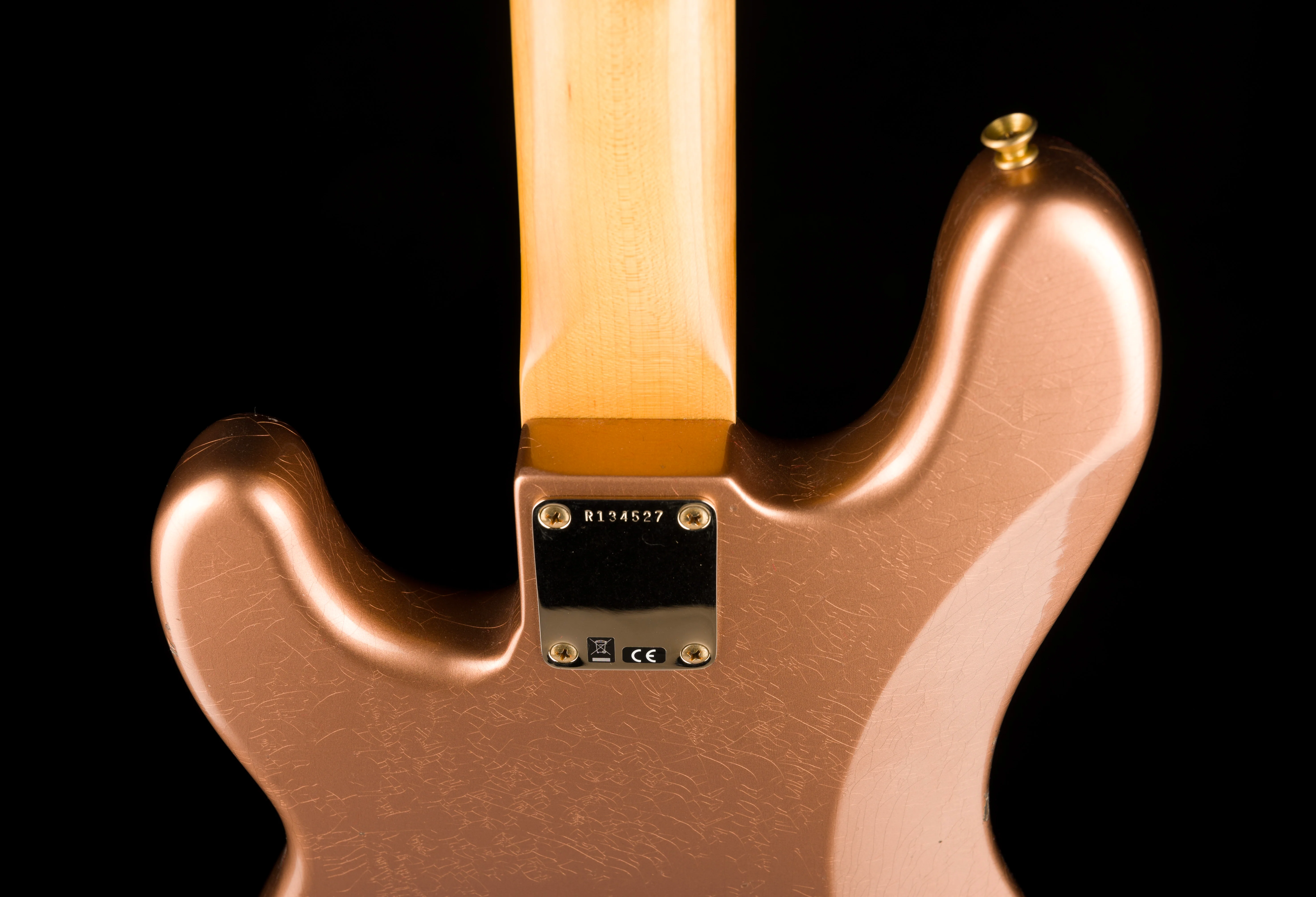 Fender Custom Shop "Golden Rose" 1959 Precision Bass Relic Copper Metallic - Image 14