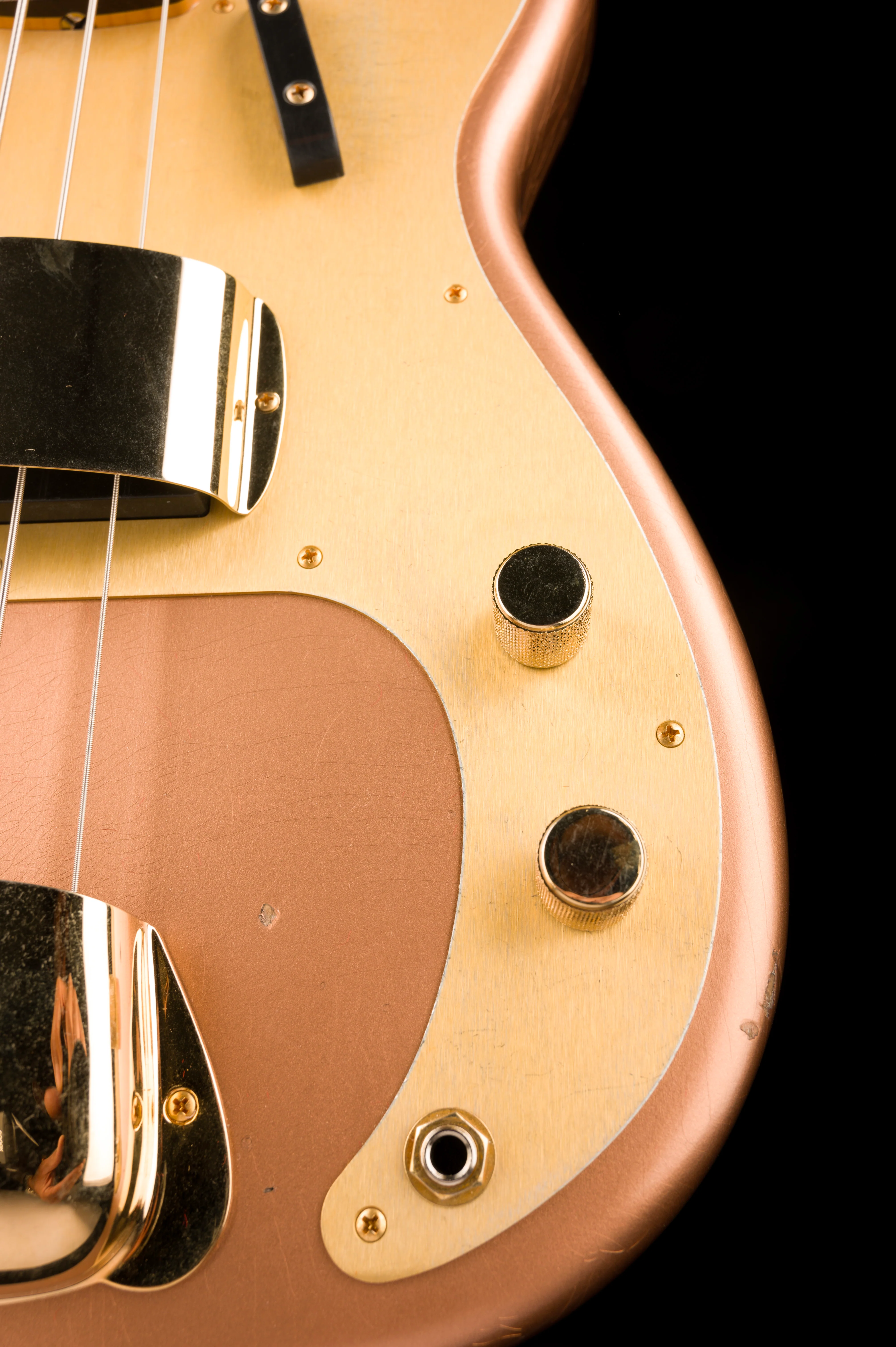 Fender Custom Shop "Golden Rose" 1959 Precision Bass Relic Copper Metallic - Image 7