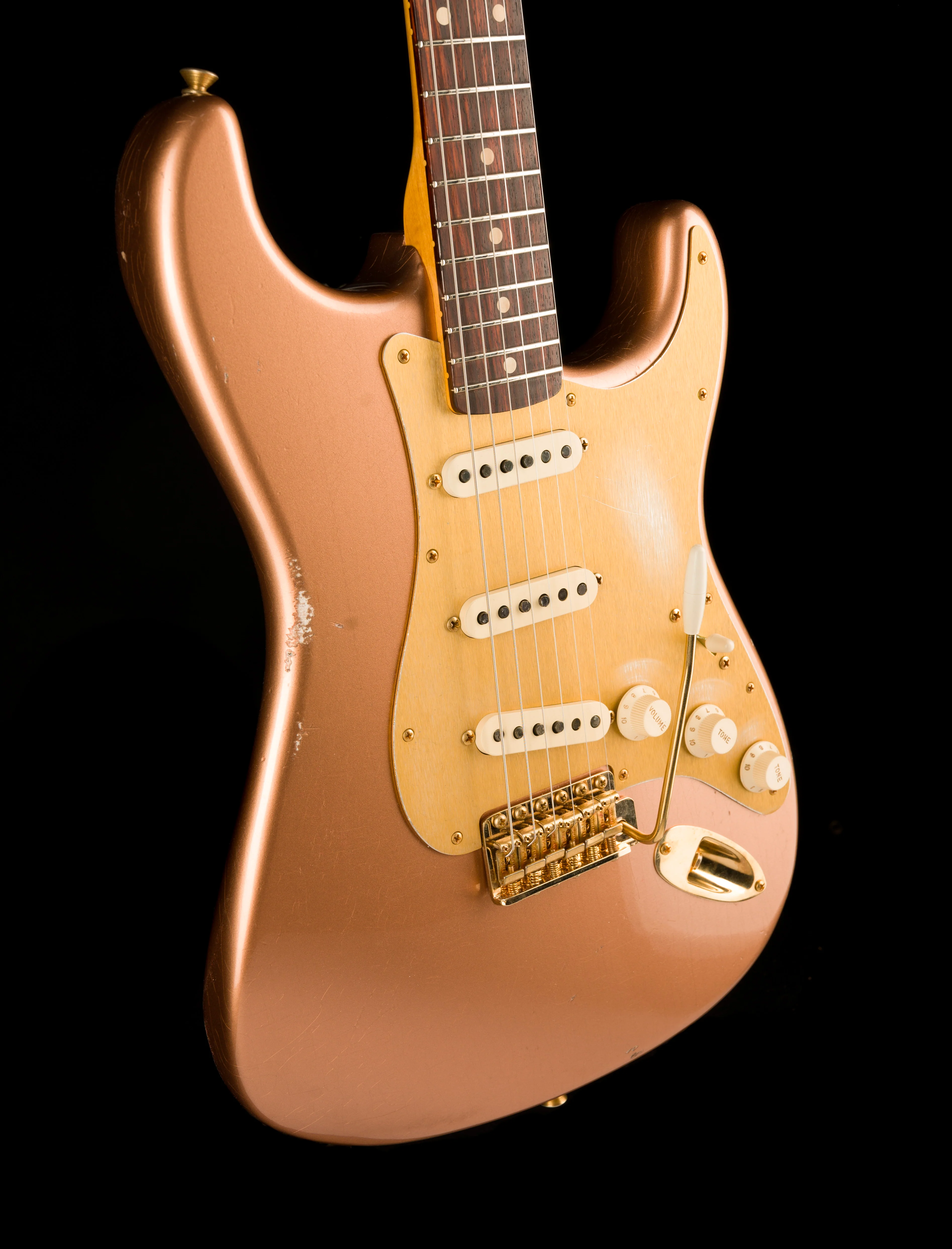 Fender Custom Shop Golden Rose 1959 Stratocaster Relic Copper Metallic - Truetone Color Set - Image 10