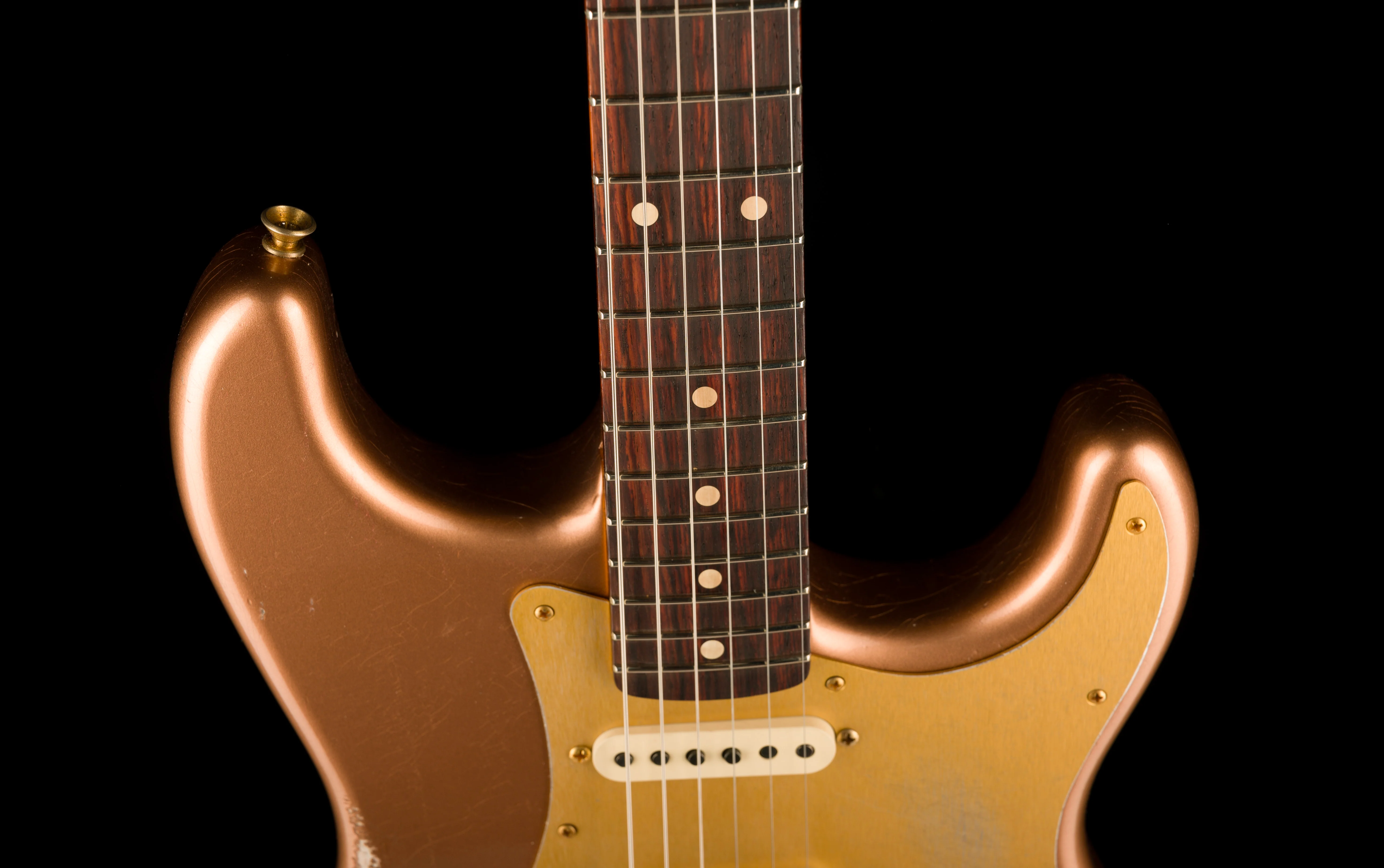 Fender Custom Shop Golden Rose 1959 Stratocaster Relic Copper Metallic - Truetone Color Set - Image 3