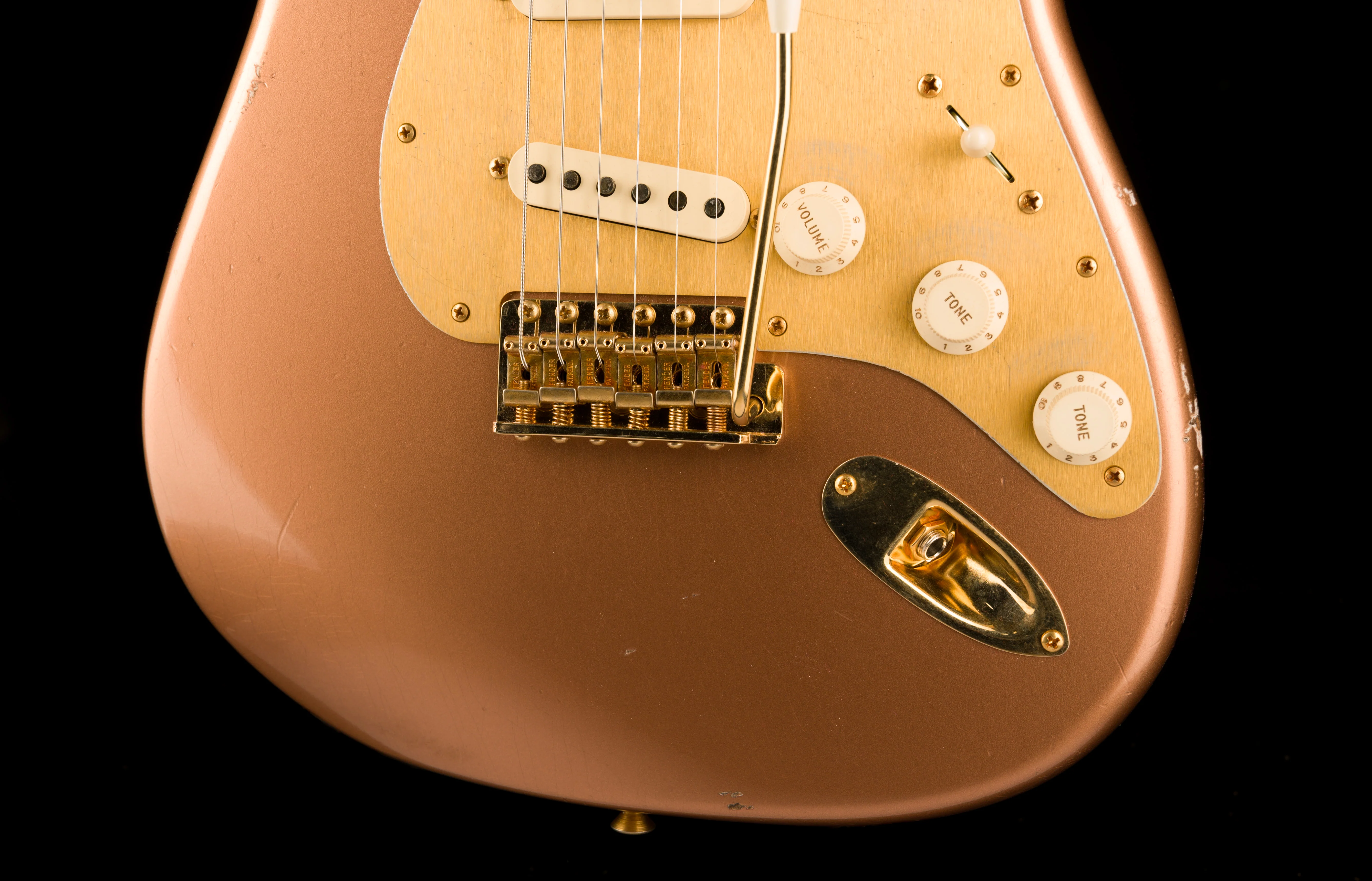 Fender Custom Shop Golden Rose 1959 Stratocaster Relic Copper Metallic - Truetone Color Set - Image 5