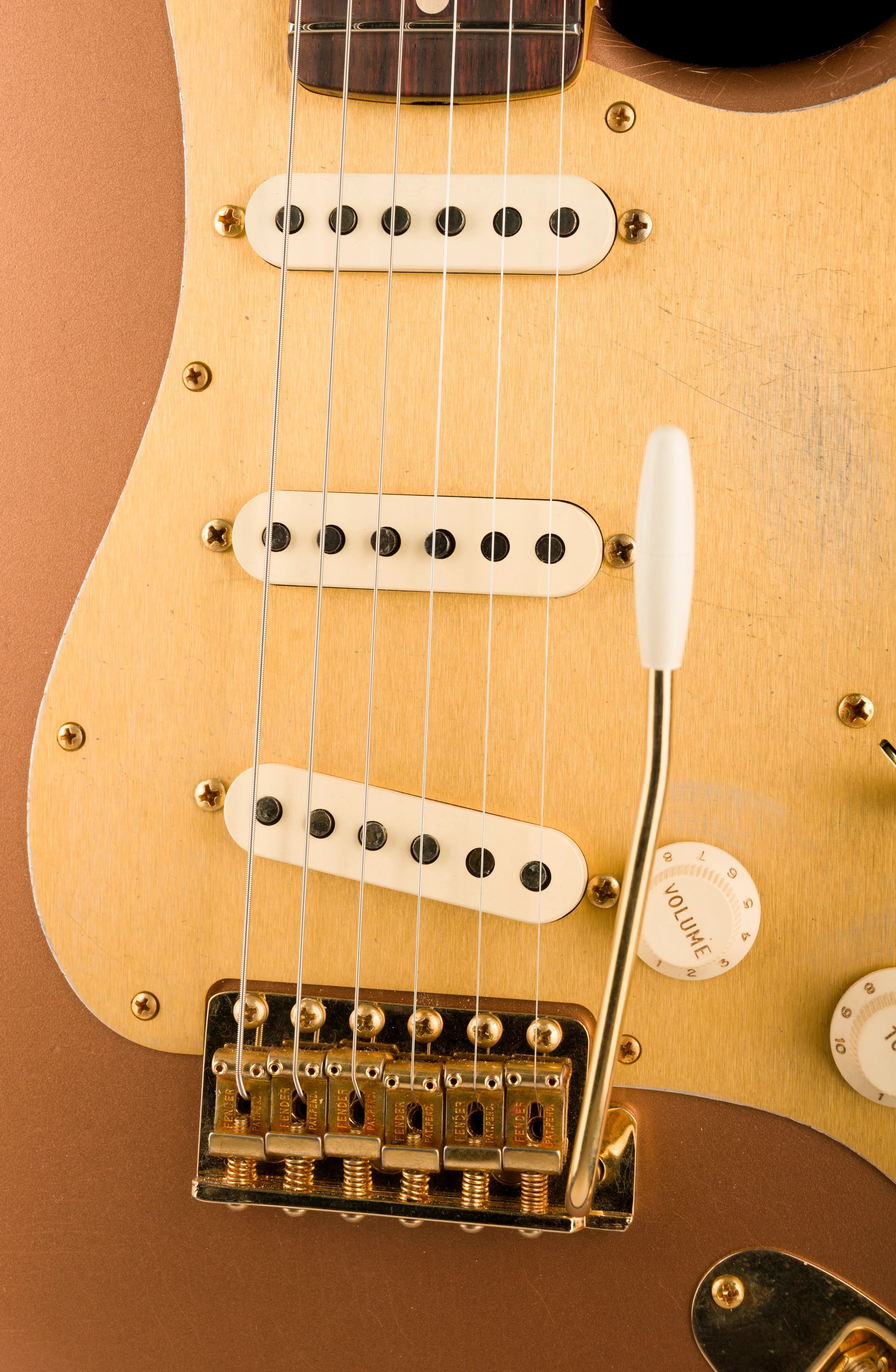 Fender Custom Shop Golden Rose 1959 Stratocaster Relic Copper Metallic - Truetone Color Set - Image 7