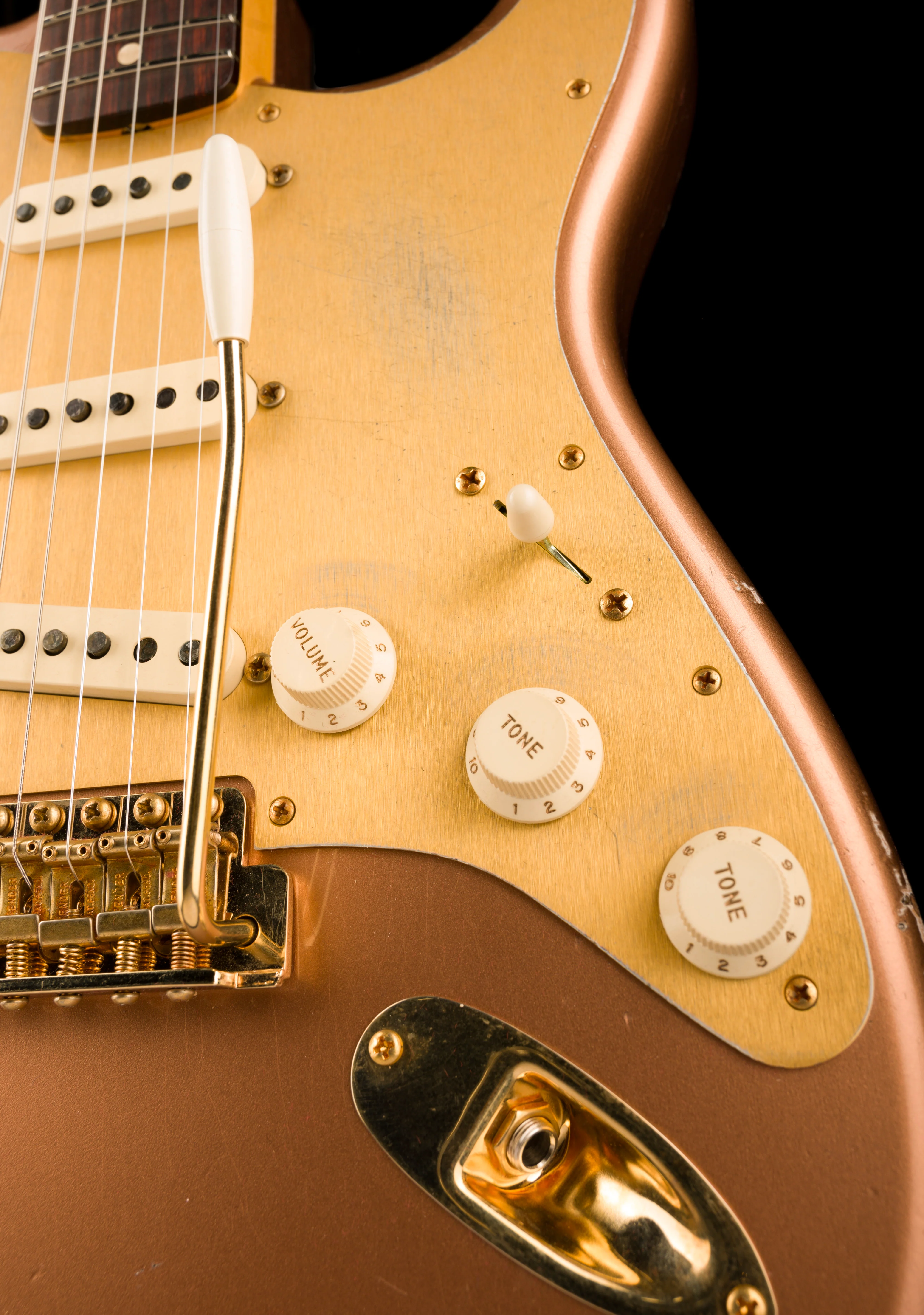 Fender Custom Shop Golden Rose 1959 Stratocaster Relic Copper Metallic - Truetone Color Set - Image 8