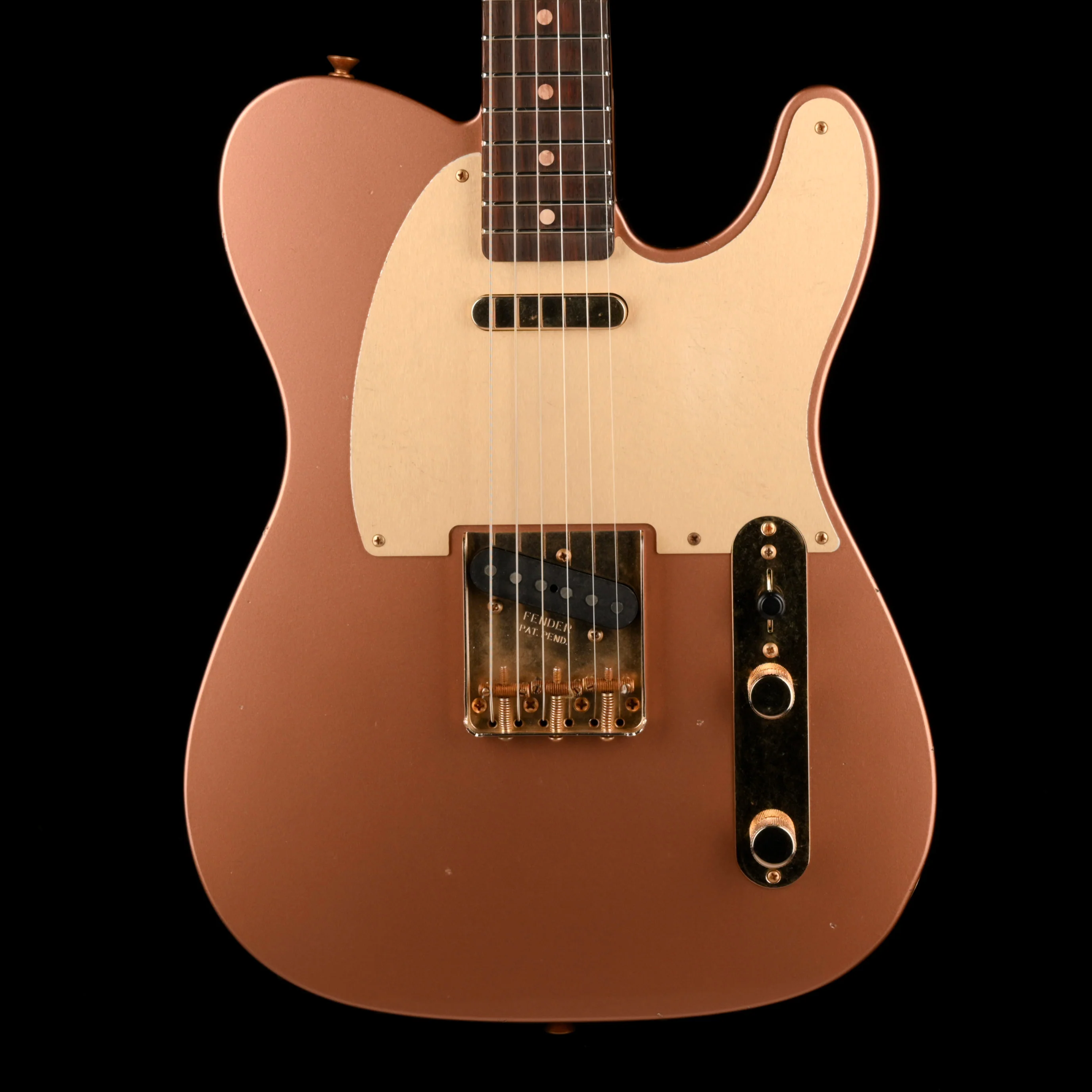 Fender Custom Shop Golden Rose 1959 Telecaster Journeyman Relic Copper Metallic - Truetone Color Set