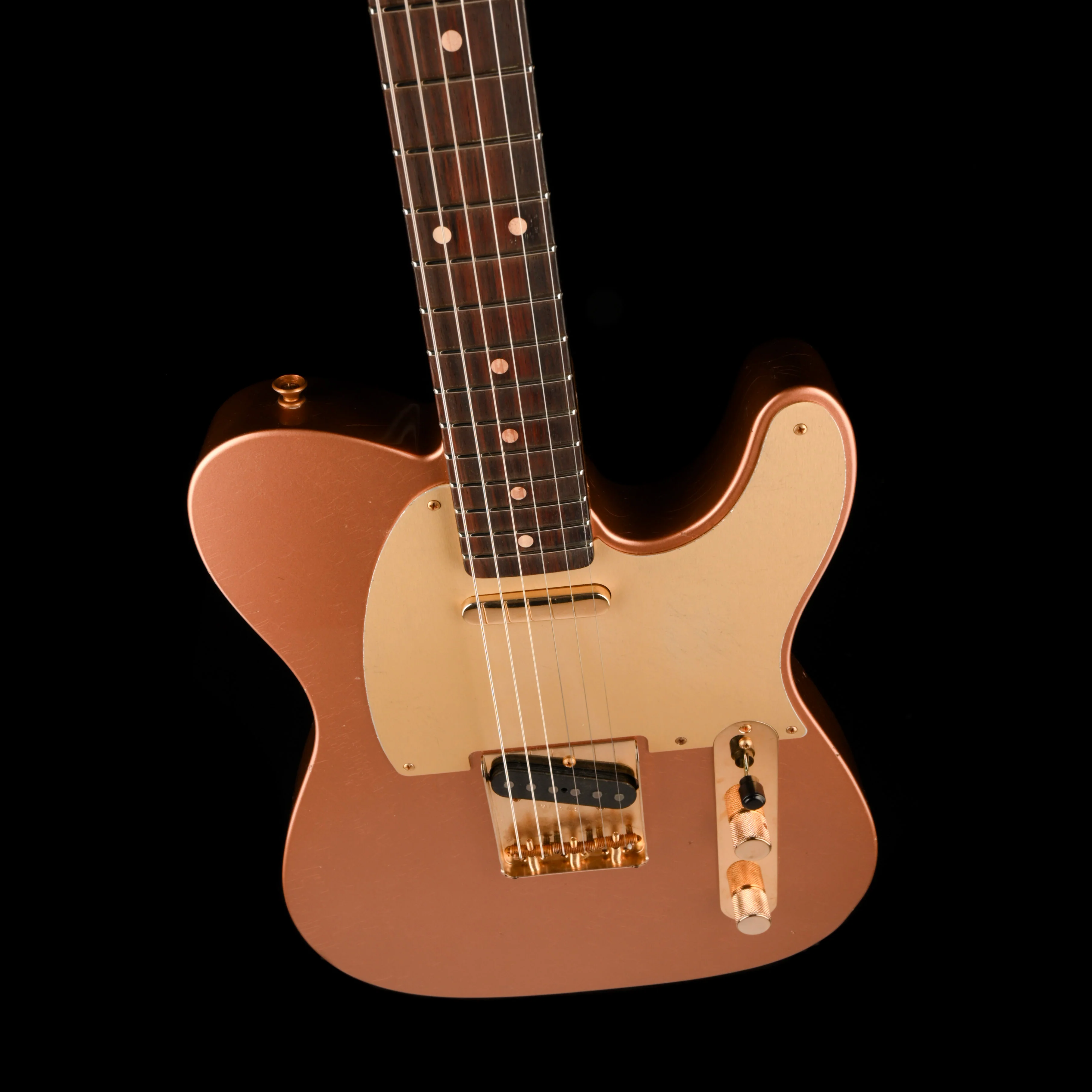 Fender Custom Shop Golden Rose 1959 Telecaster Journeyman Relic Copper Metallic - Truetone Color Set - Image 3