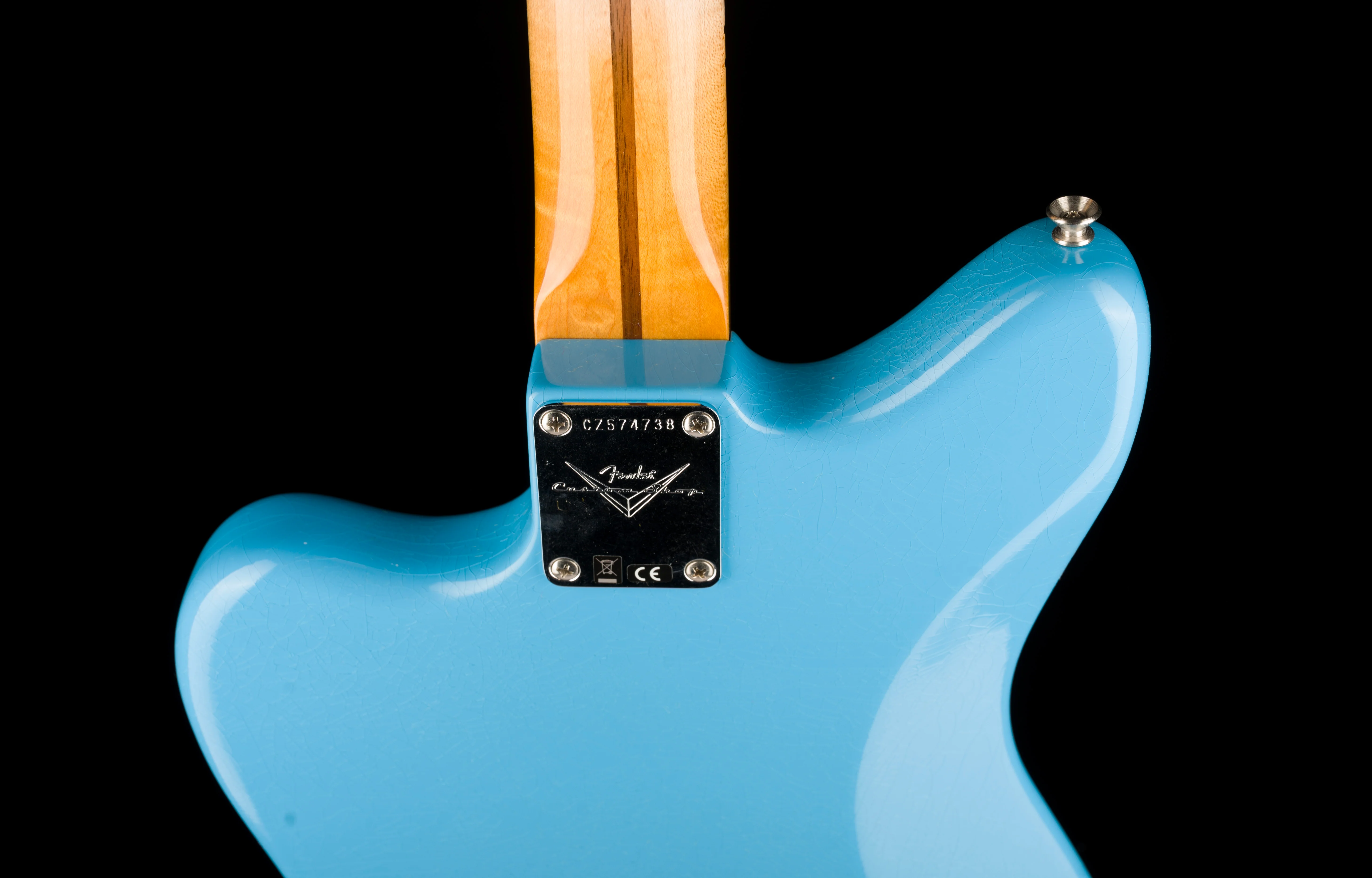 Fender Custom Shop International Custom 1959 Jazzmaster Deluxe Closet Classic Maui Blue - Image 14