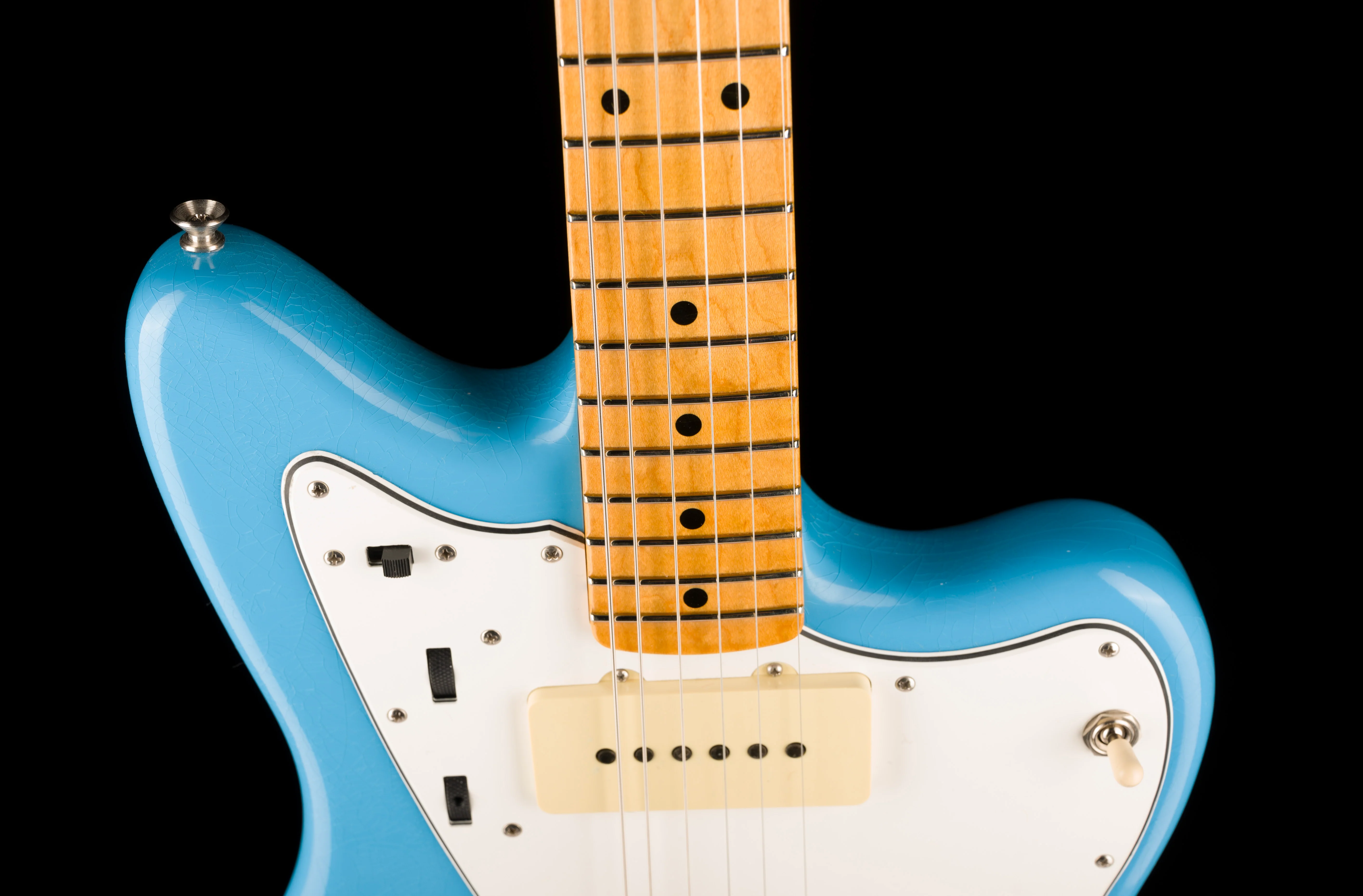 Fender Custom Shop International Custom 1959 Jazzmaster Deluxe Closet Classic Maui Blue - Image 3