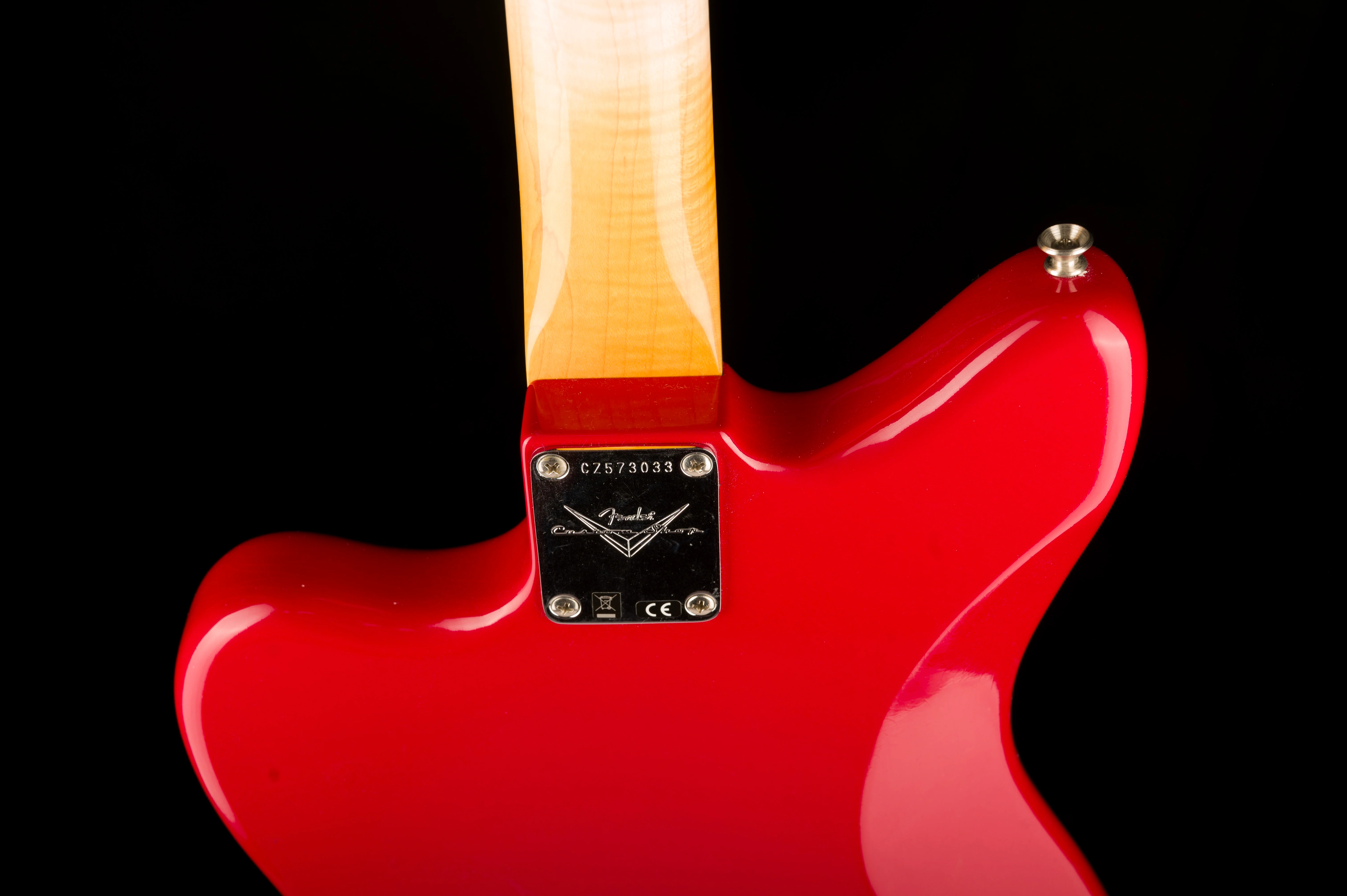 Fender Custom Shop International Custom 1959 Jazzmaster Deluxe Closet Classic Morocco Red - Image 14