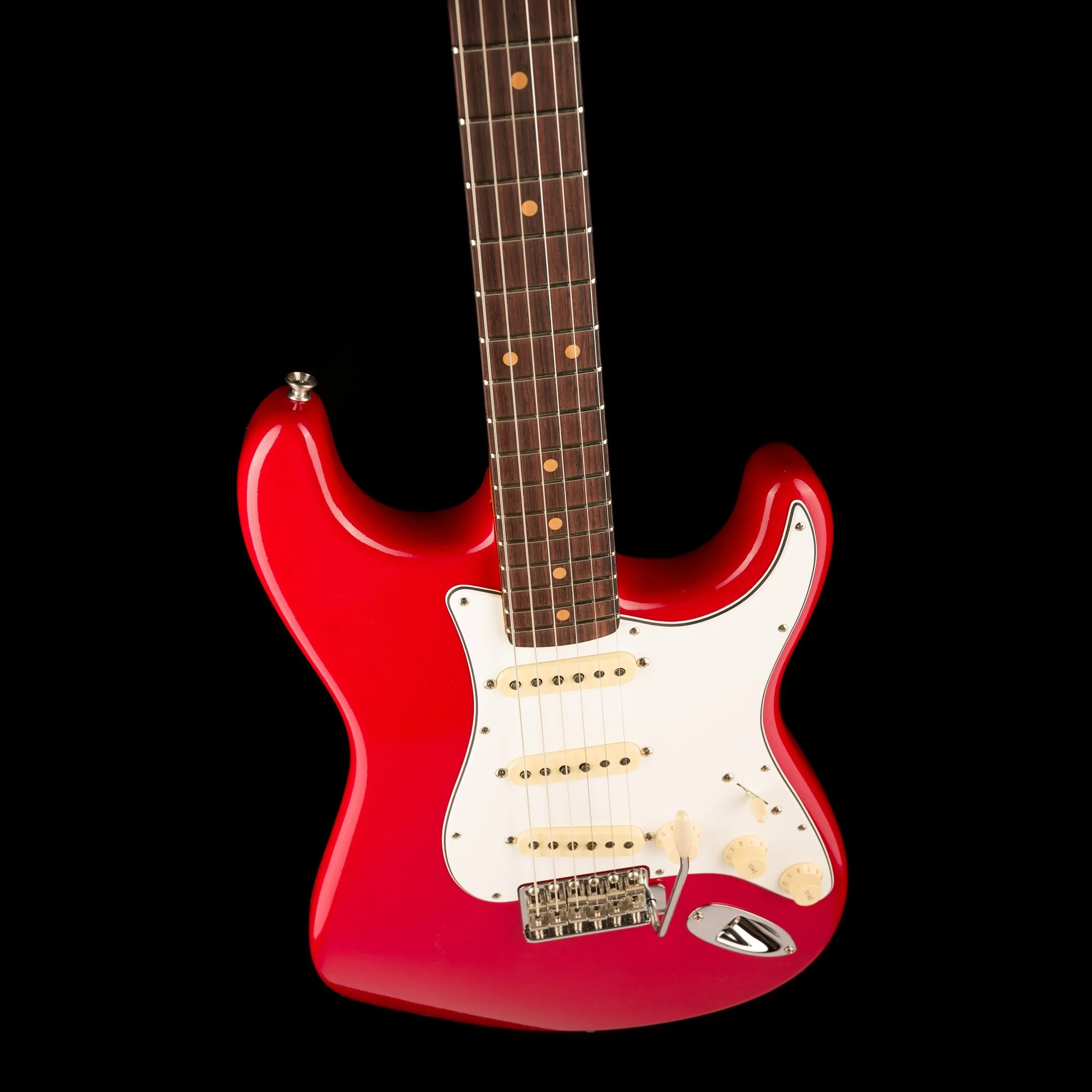 Fender Custom Shop International Custom 1959 Stratocaster Deluxe Closet Classic Morocco Red With Case - Image 4