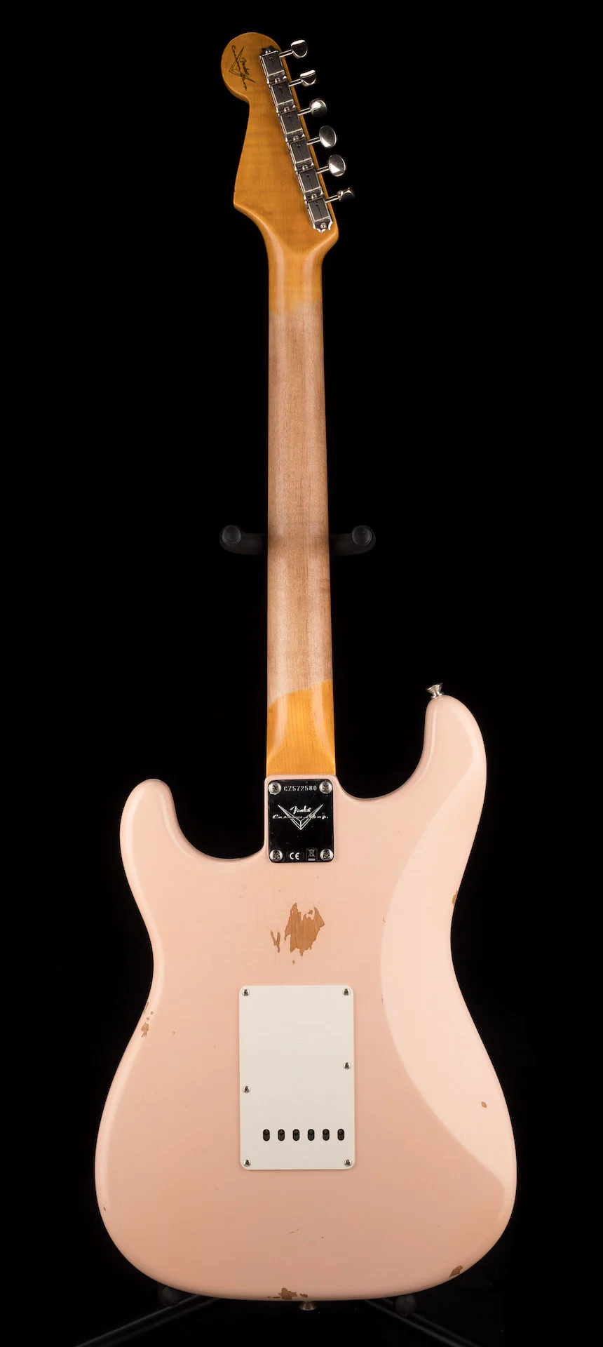 Fender Custom Shop Late 1962 Stratocaster Relic Super Faded Aged Shell Pink With Case - Image 13