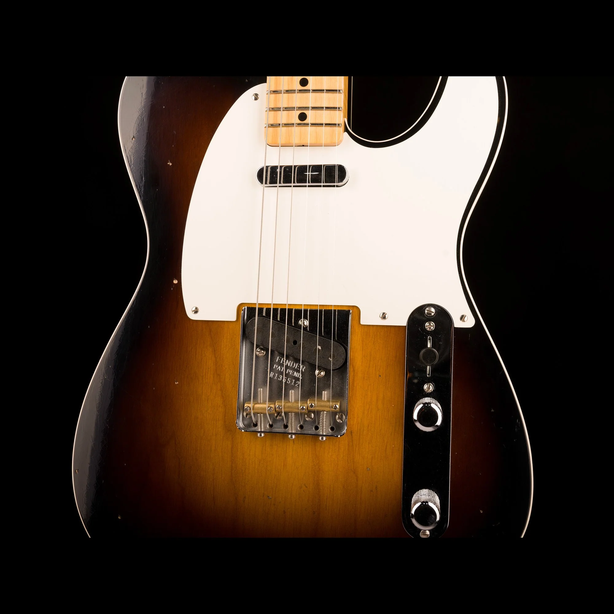 Fender Custom Shop Limited Edition 1950's Telecaster Custom Journeyman Relic Wide Fade 2-Tone Sunburst - Image 6