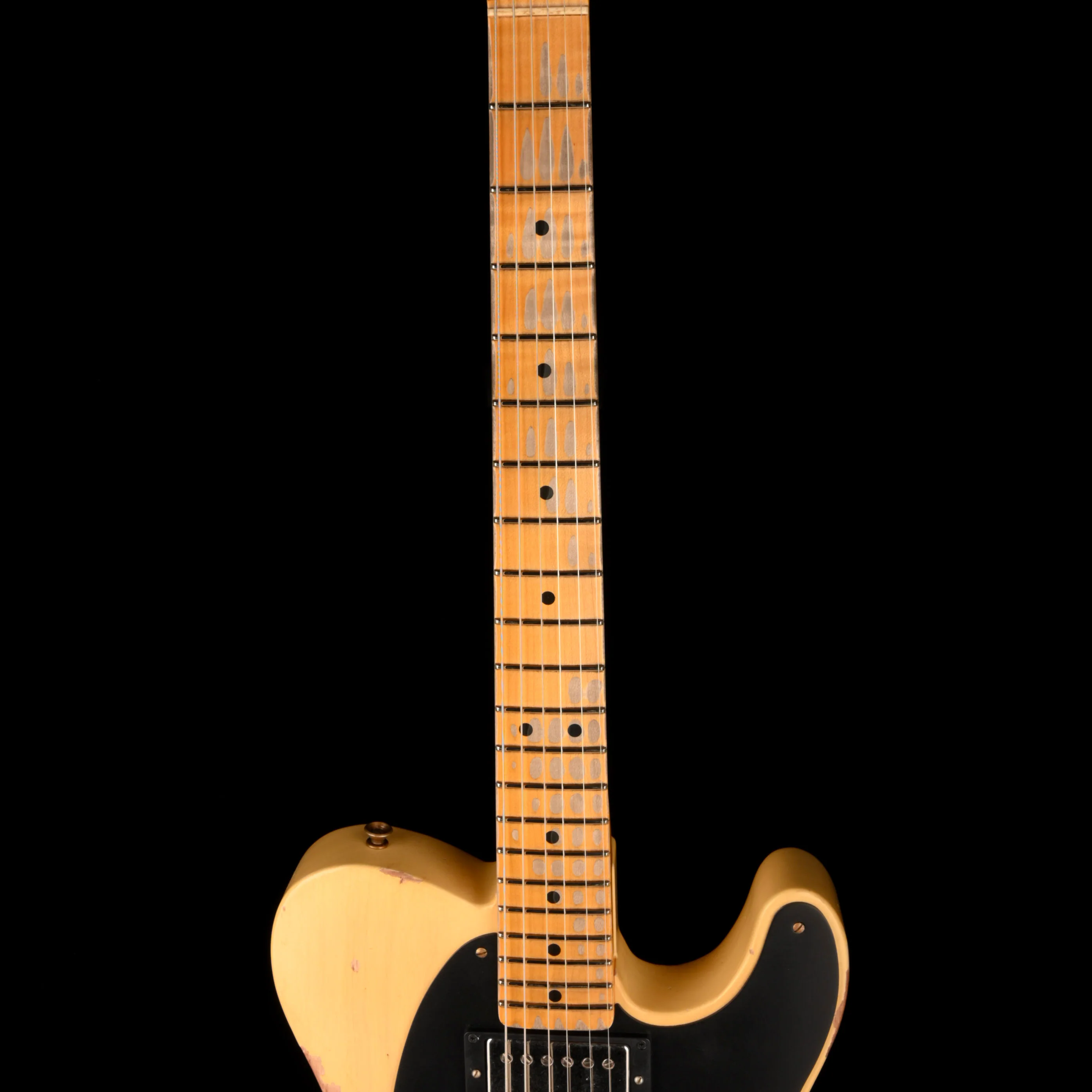 Fender Custom Shop Limited Edition 1951 Telecaster HS Heavy Relic Faded Aged Nocaster Blonde - Image 7