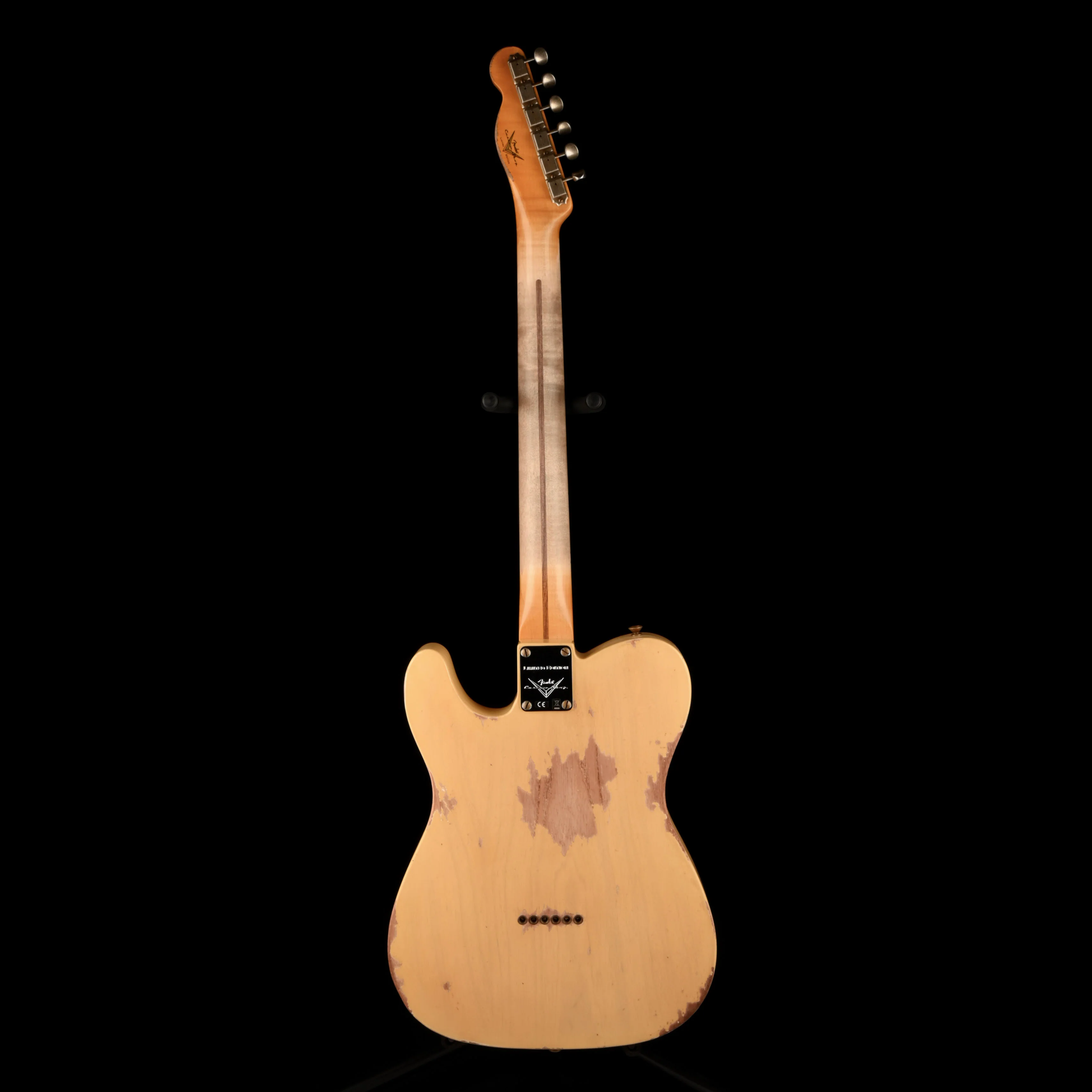 Fender Custom Shop Limited Edition 1951 Telecaster HS Heavy Relic Faded Aged Nocaster Blonde - Image 9