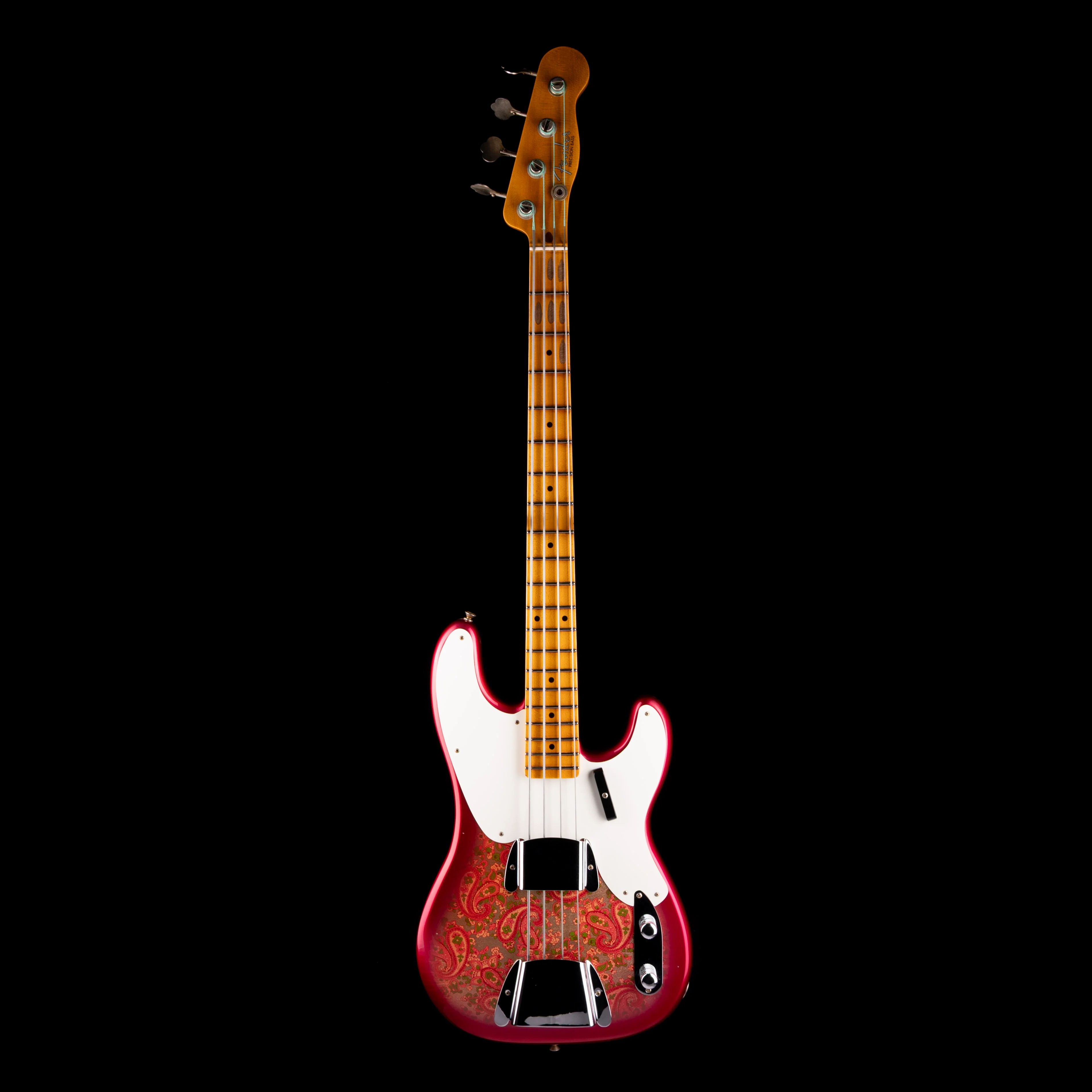 Fender Custom Shop Limited Edition 1954 Precision Bass Journeyman Relic Aged Pink Paisley - Image 2