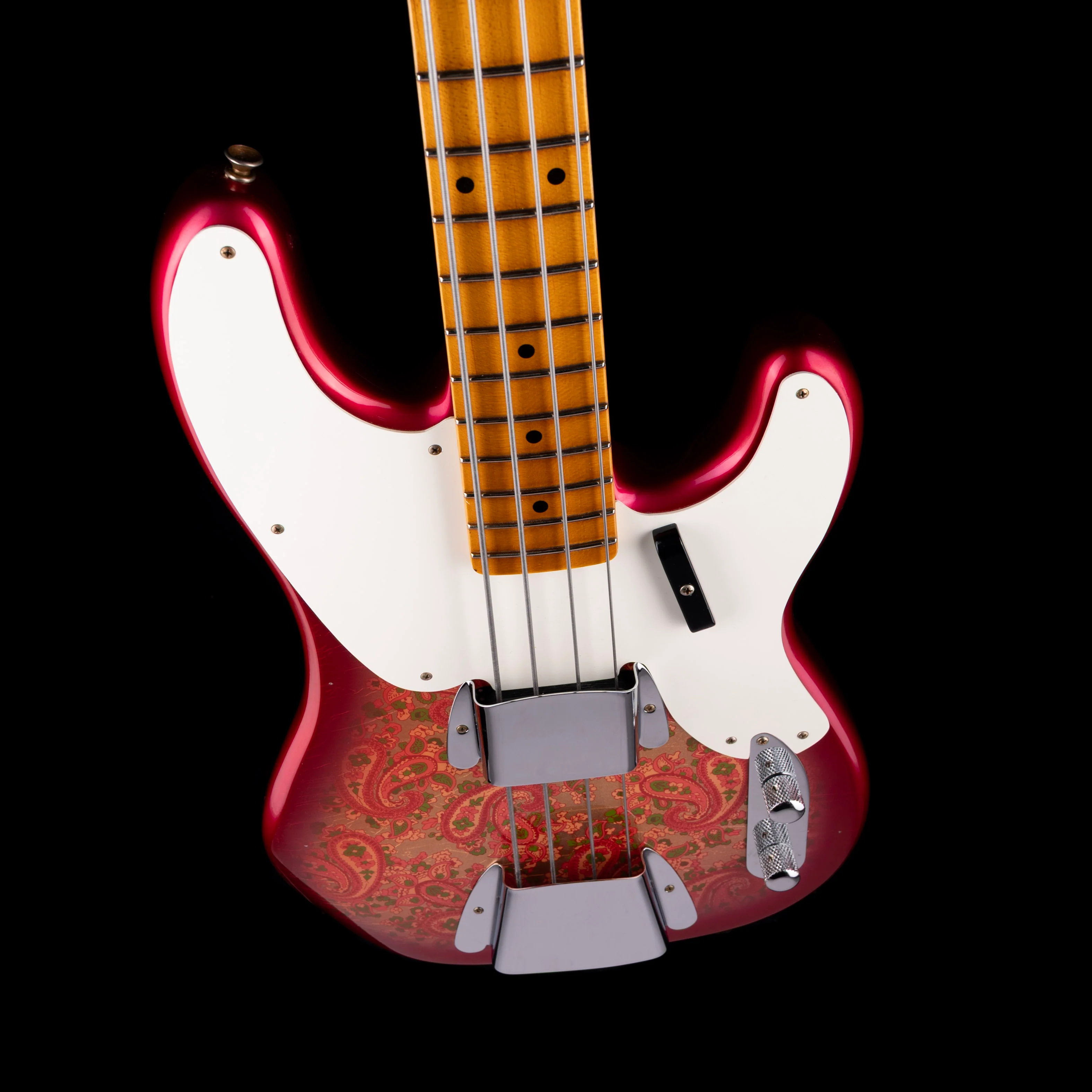 Fender Custom Shop Limited Edition 1954 Precision Bass Journeyman Relic Aged Pink Paisley - Image 3