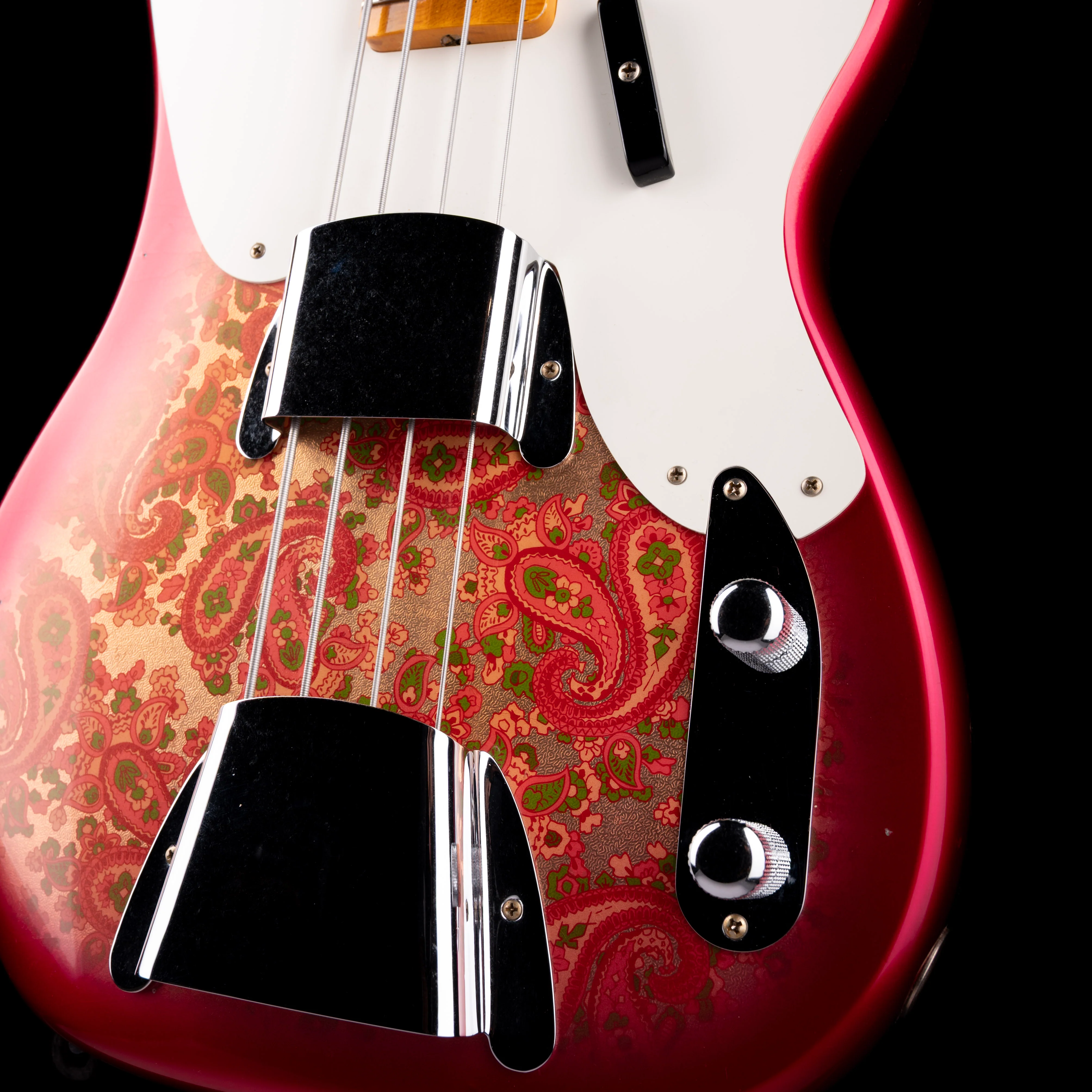 Fender Custom Shop Limited Edition 1954 Precision Bass Journeyman Relic Aged Pink Paisley - Image 5
