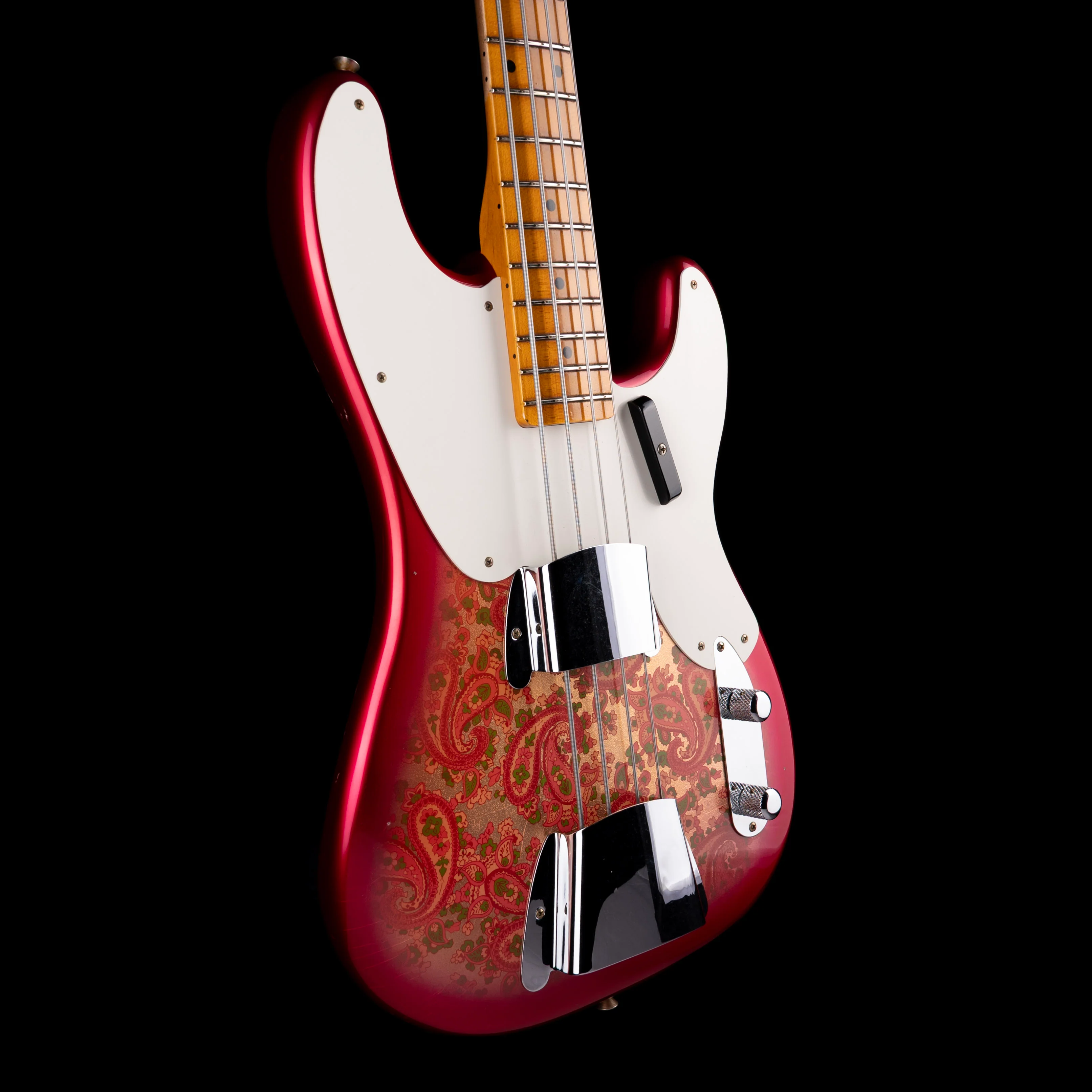 Fender Custom Shop Limited Edition 1954 Precision Bass Journeyman Relic Aged Pink Paisley - Image 6