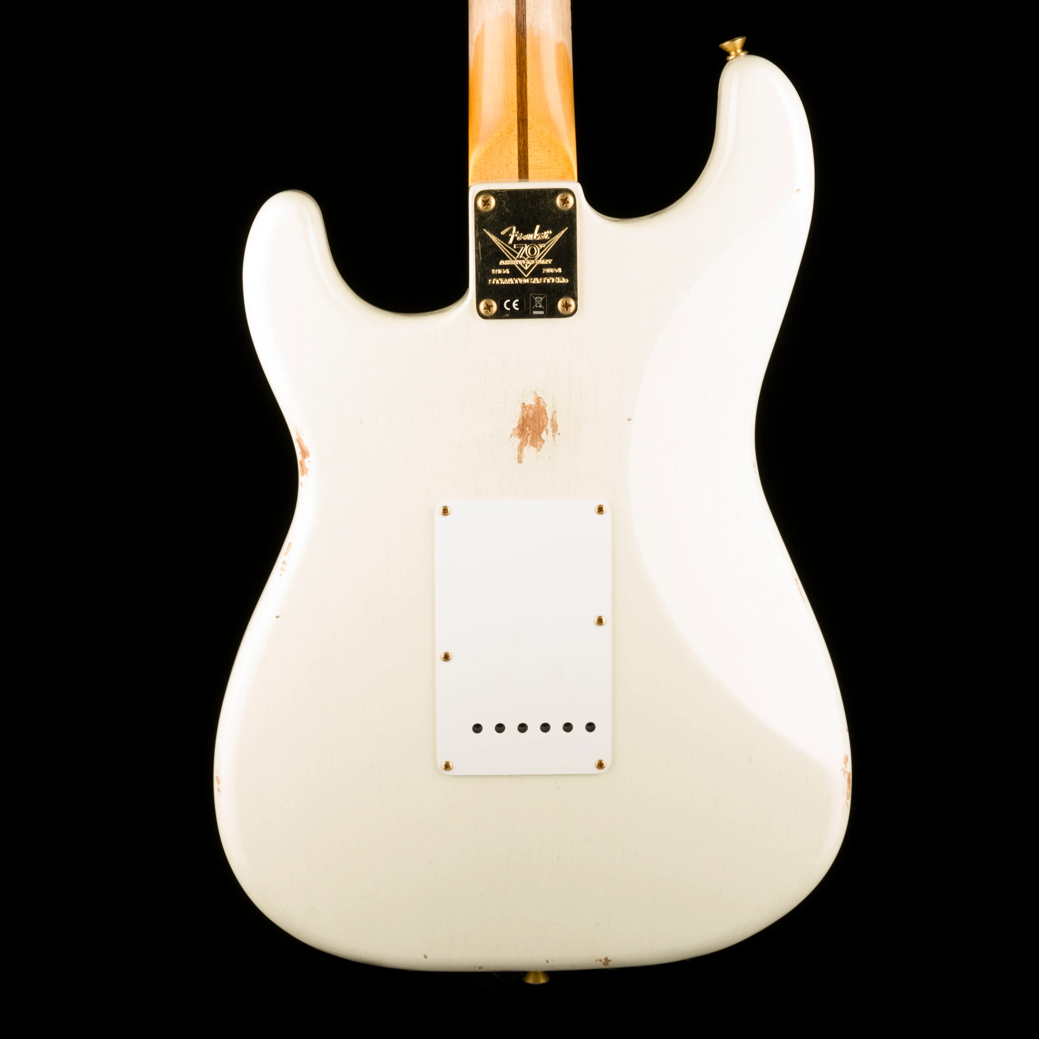 Fender Custom Shop Limited Edition 1954 Stratocaster Relic Faded Aged Olympic White - Image 13