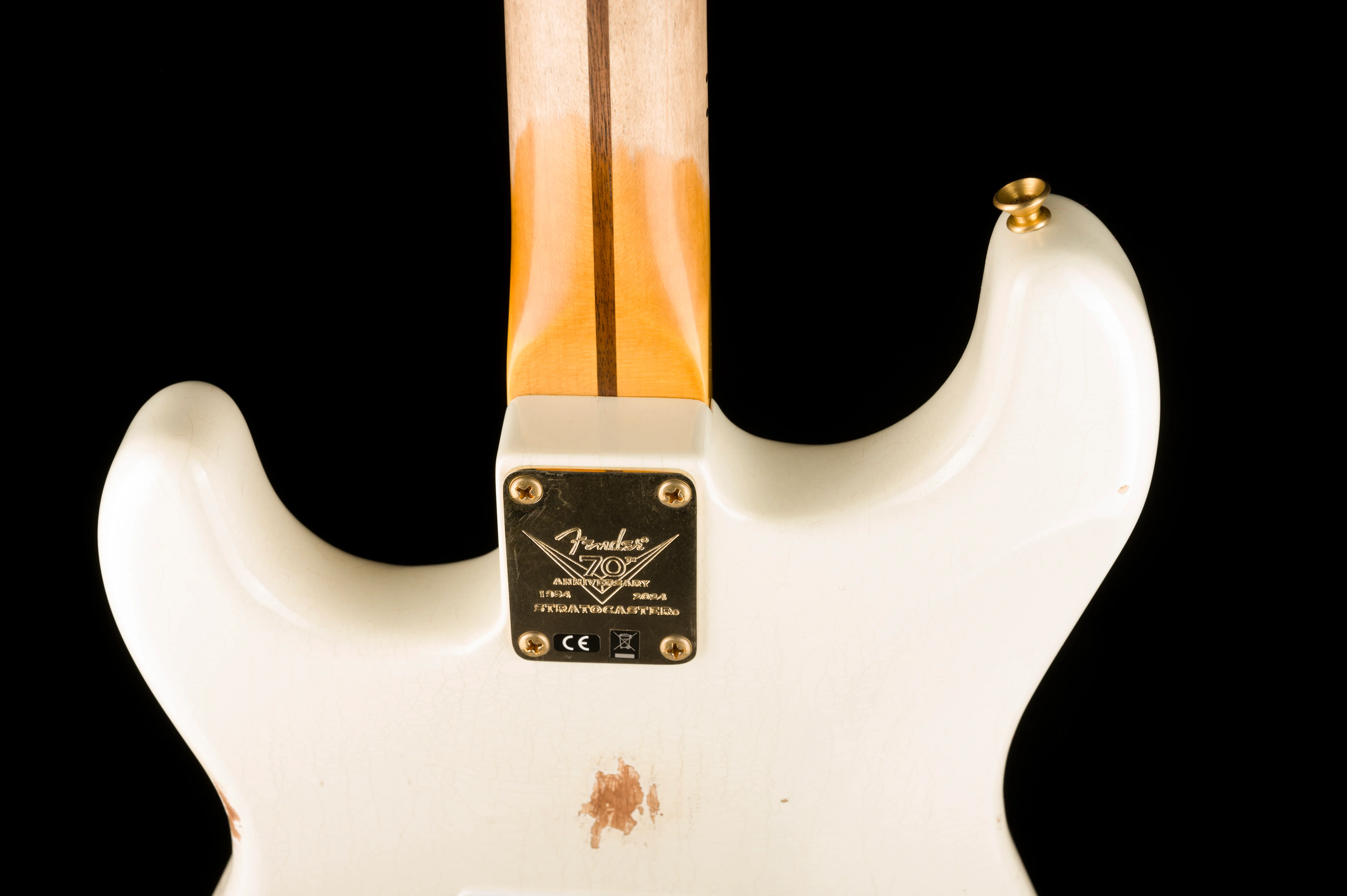 Fender Custom Shop Limited Edition 1954 Stratocaster Relic Faded Aged Olympic White - Image 15