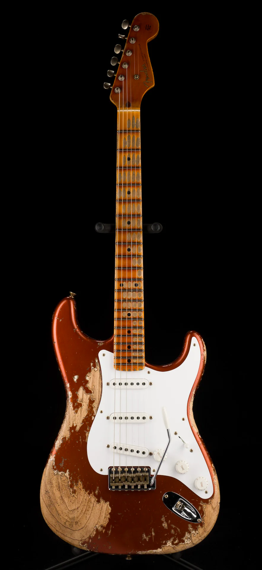 Fender Custom Shop Limited Edition 1954 Stratocaster Super Heavy Relic Burnt Copper - Image 2