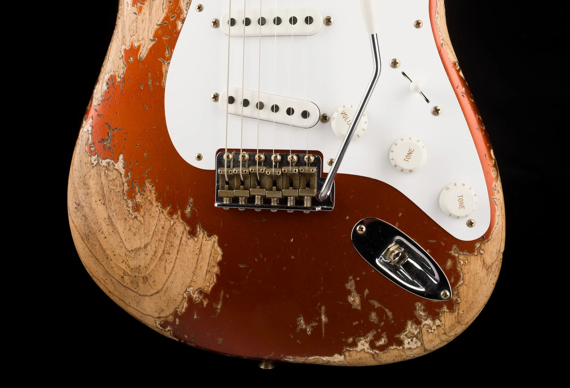 Fender Custom Shop Limited Edition 1954 Stratocaster Super Heavy Relic Burnt Copper - Image 5