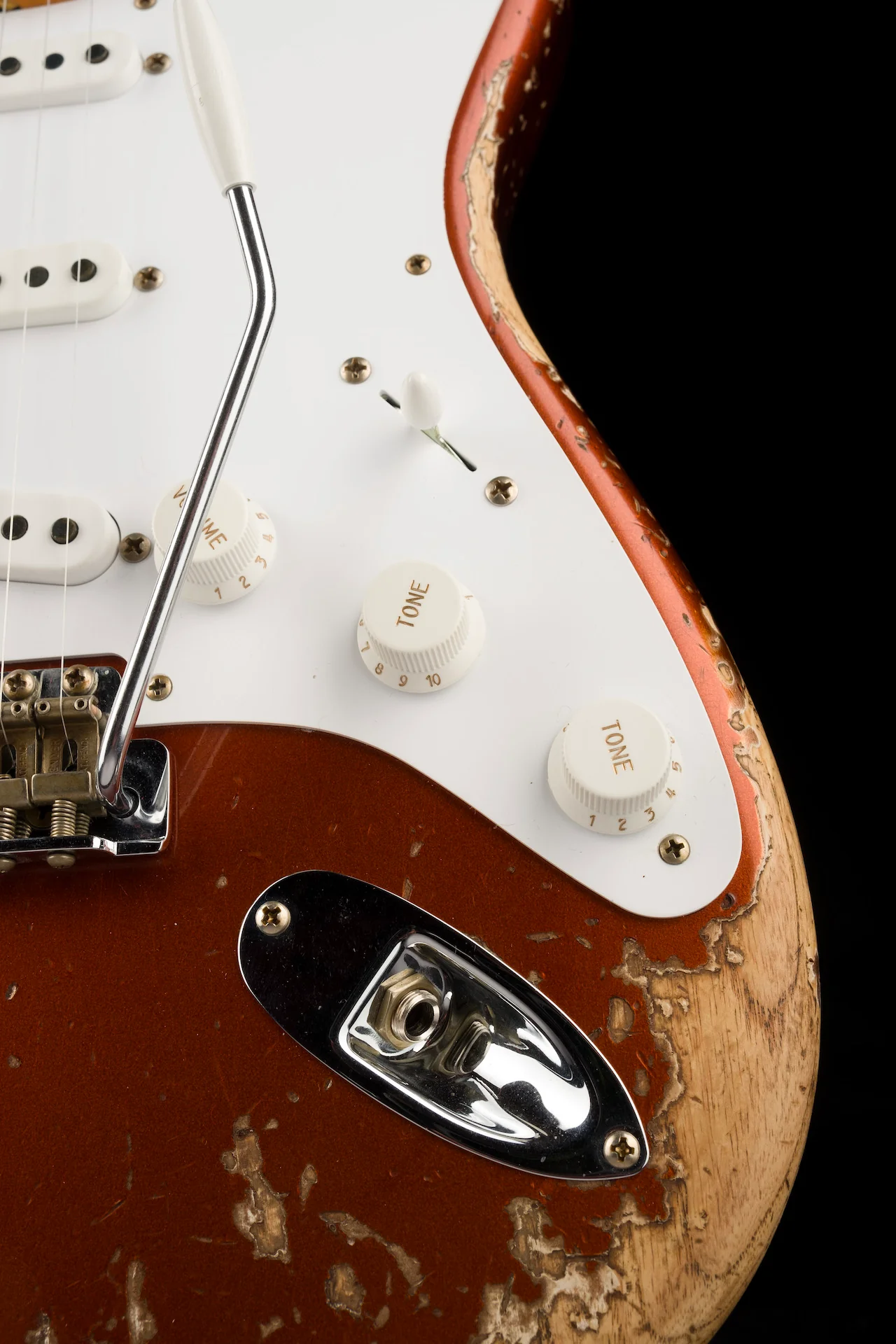 Fender Custom Shop Limited Edition 1954 Stratocaster Super Heavy Relic Burnt Copper - Image 8