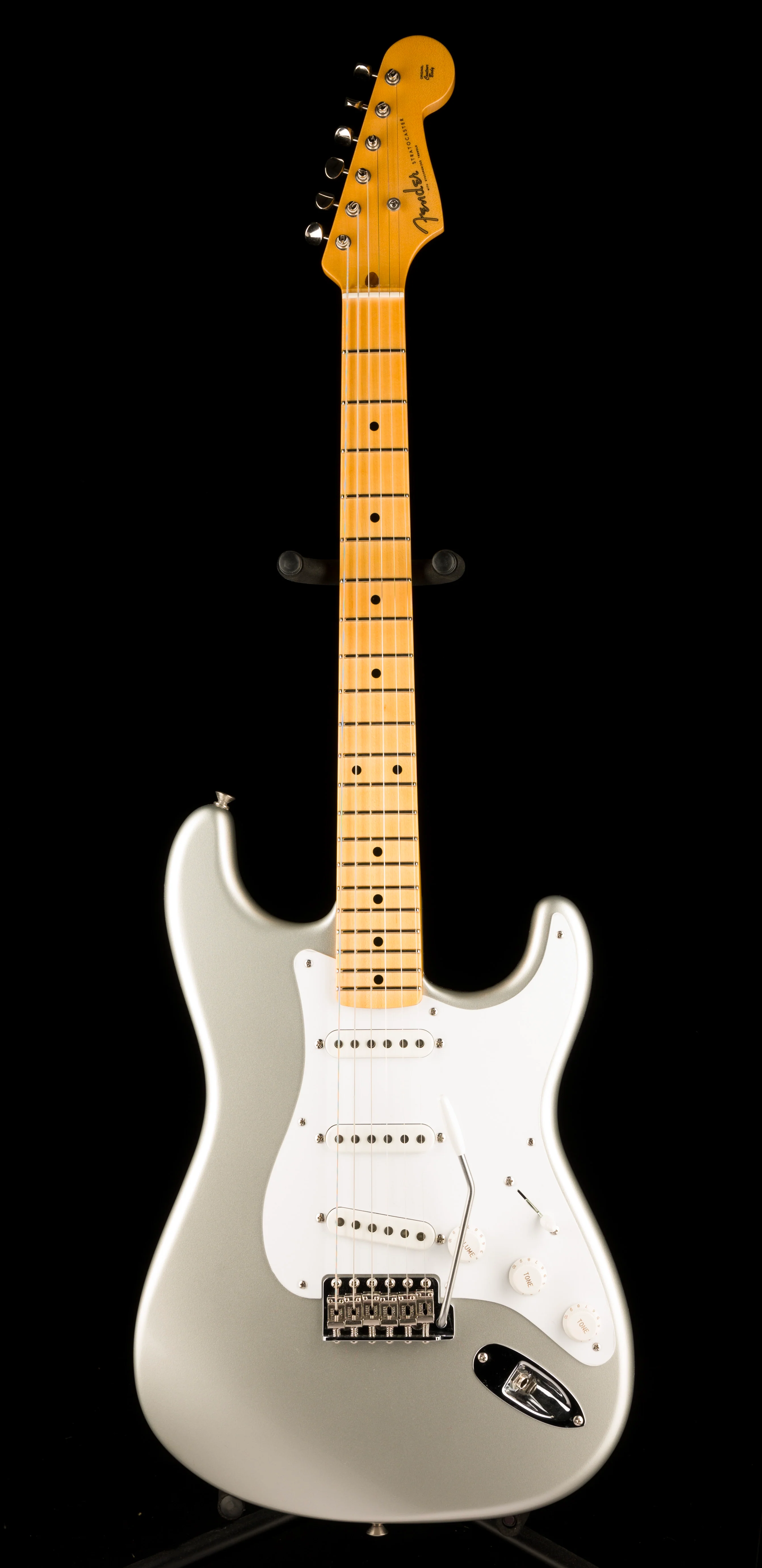 Fender Custom Shop Limited Edition 1954 Stratocaster Time Capsule Inca Silver - Image 2